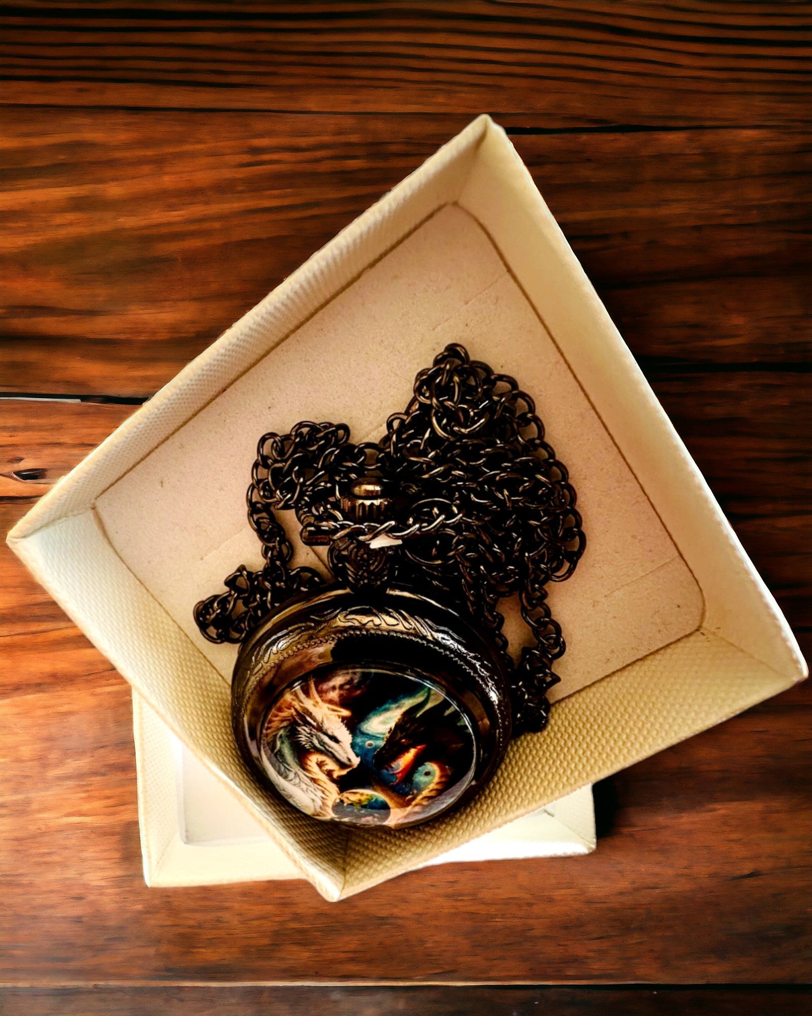 Lommeur Kvarts "Legendarisk Univers" med Gravering Mulighed