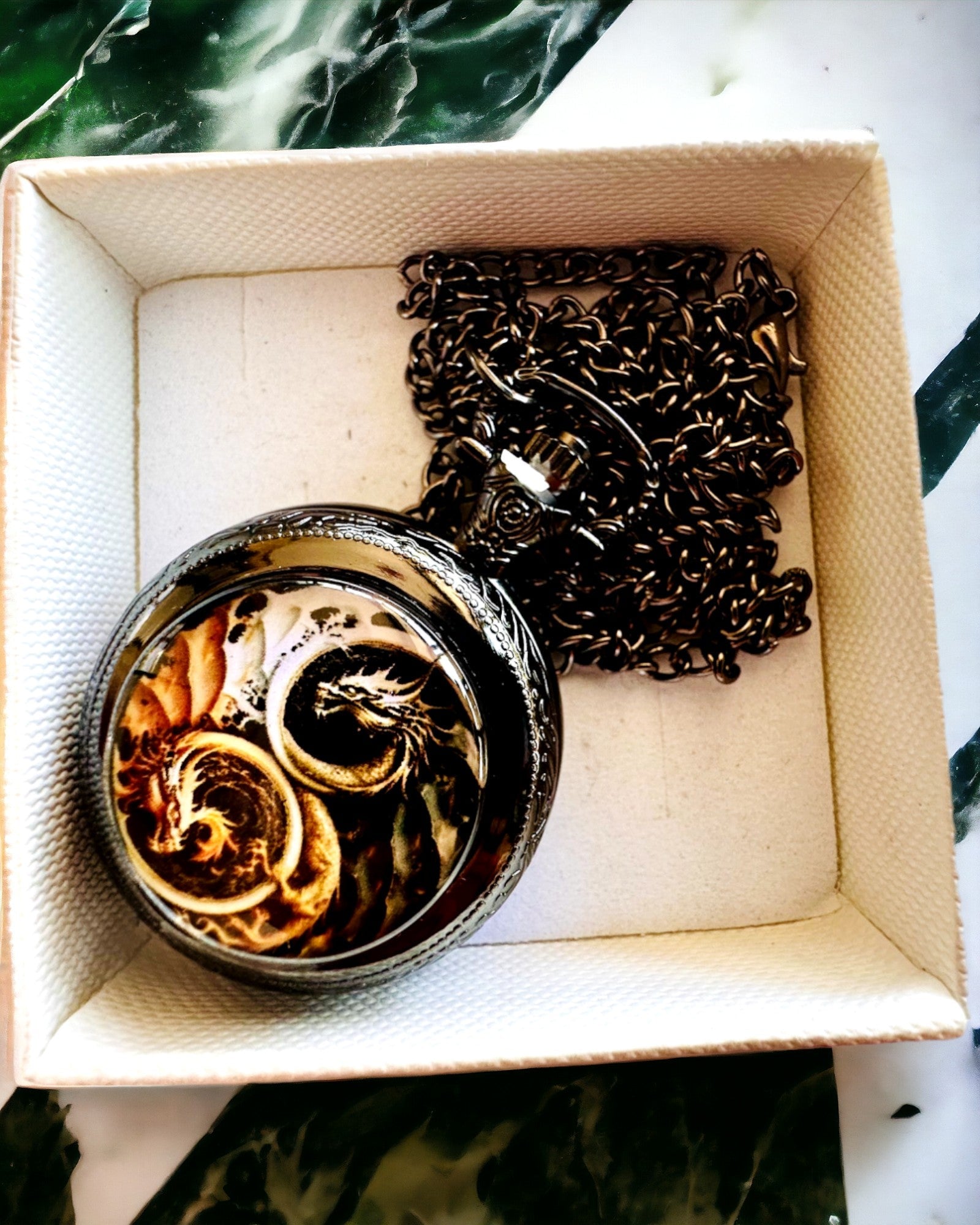 Lommeur "Drage Aura" med Mulighed for Personliggørelse