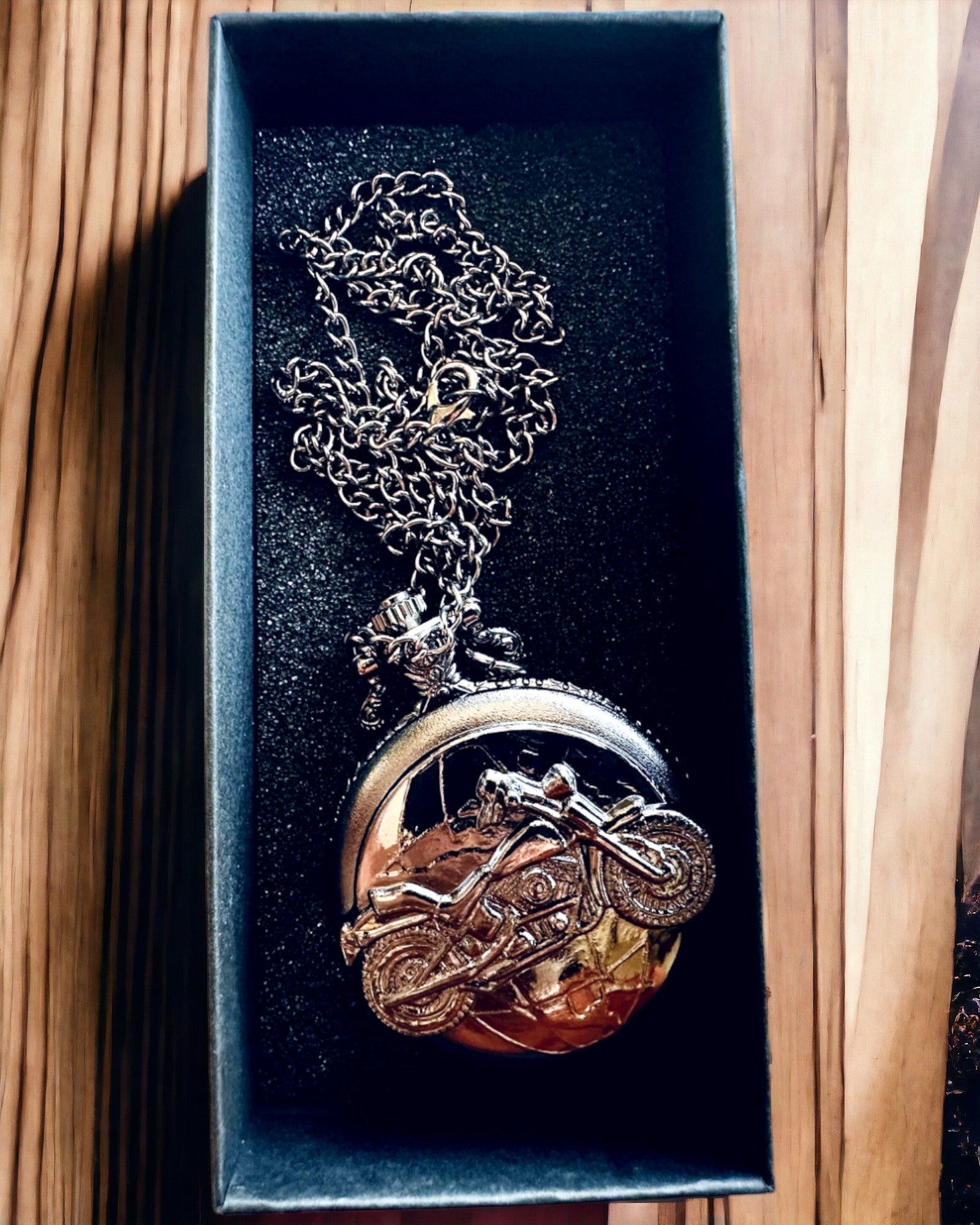 Elegant Lommeur Motorcykel Passion, mulighed for personlig gravering