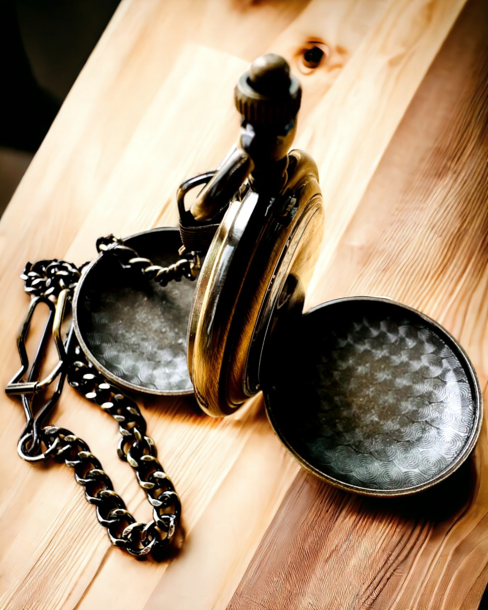 Klassisk lommeur "Vintage Elegance", farve guld, mulighed for personlig gravering