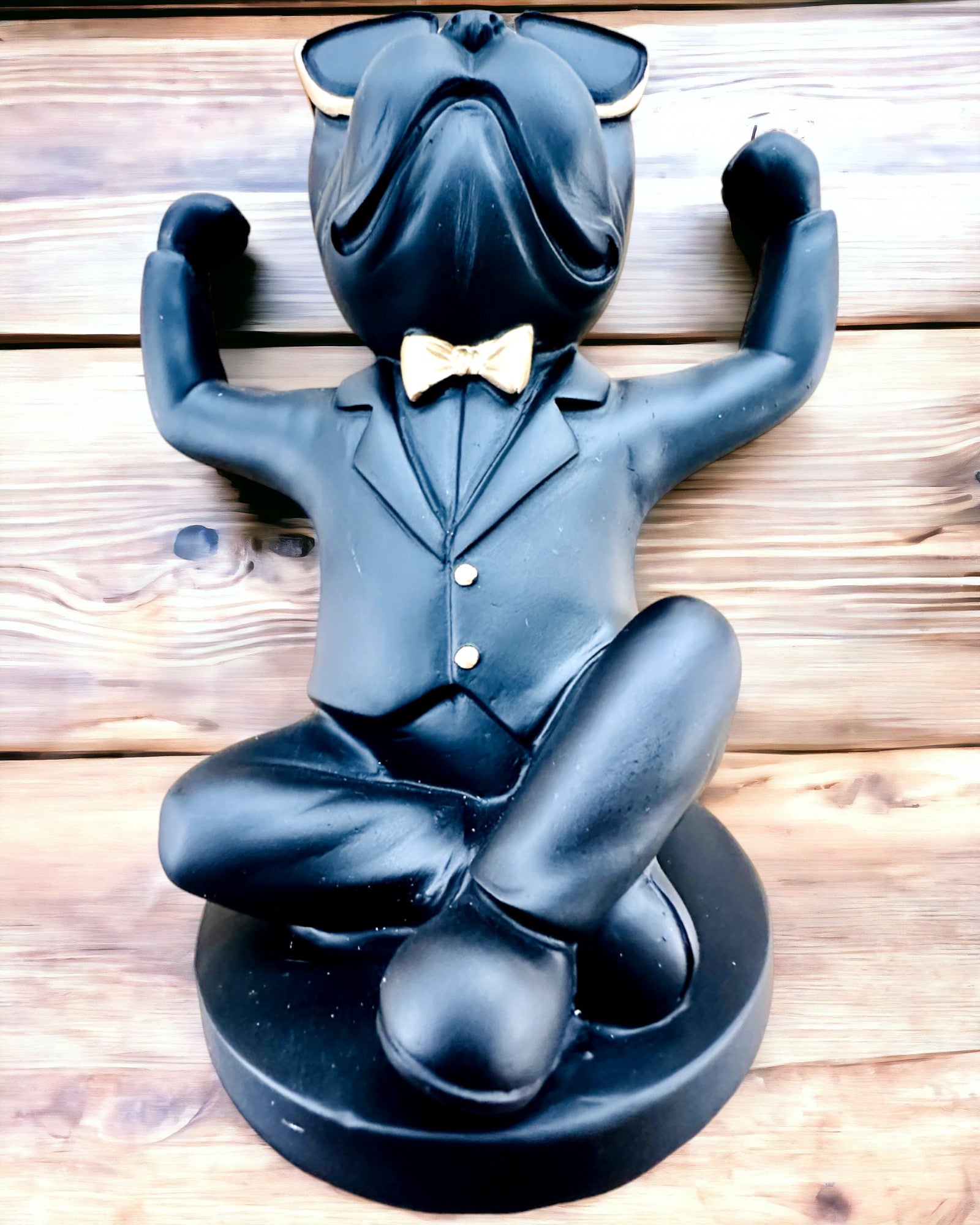 Figur Bulldog Elegance - Eksklusiv glas-holder, mulighed for personlig gravering