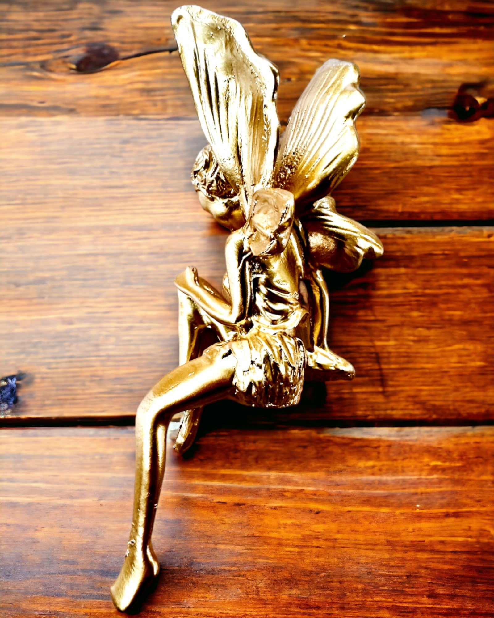 Lille Gylden Drømmefe – Figur med Mulighed for Gravering