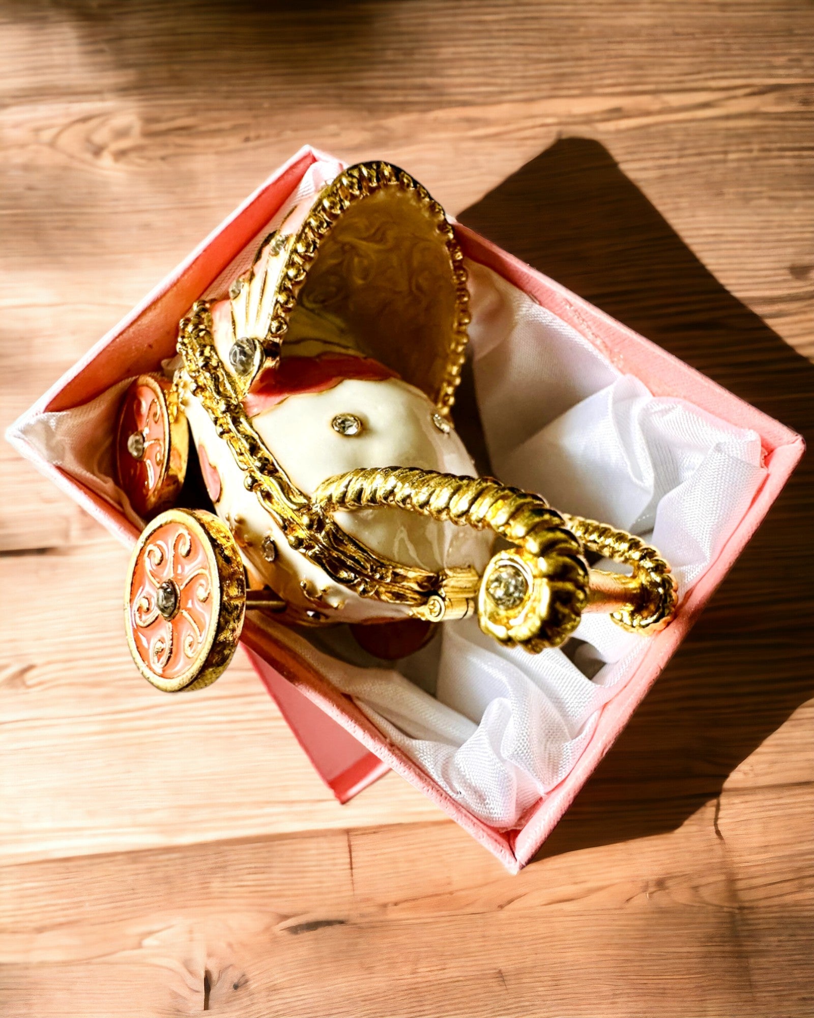 Lille Eventyrlig Smykkevogn, skatte - Kongelig Elegance, personalisering med gravering