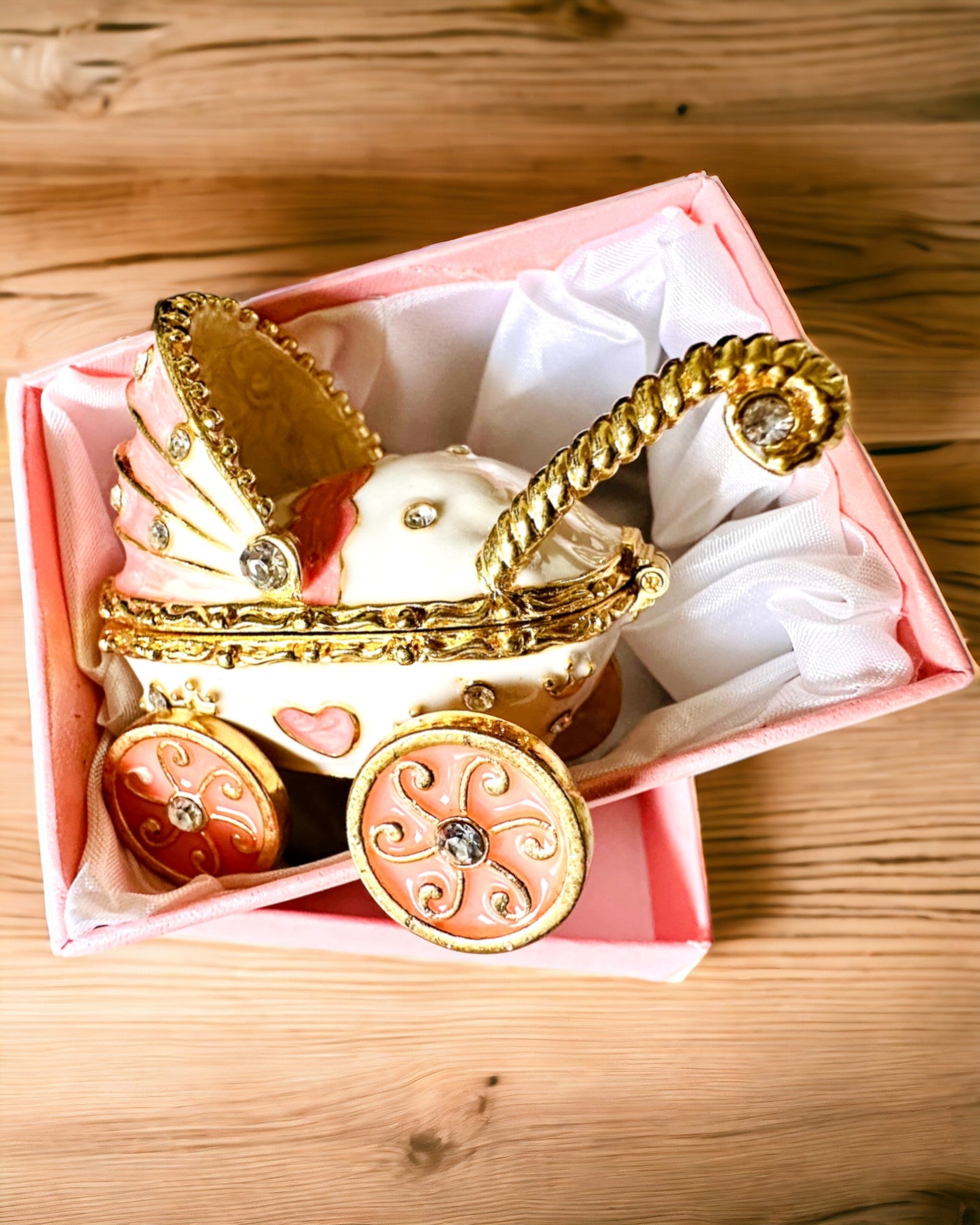 Lille Eventyrlig Smykkevogn, skatte - Kongelig Elegance, personalisering med gravering