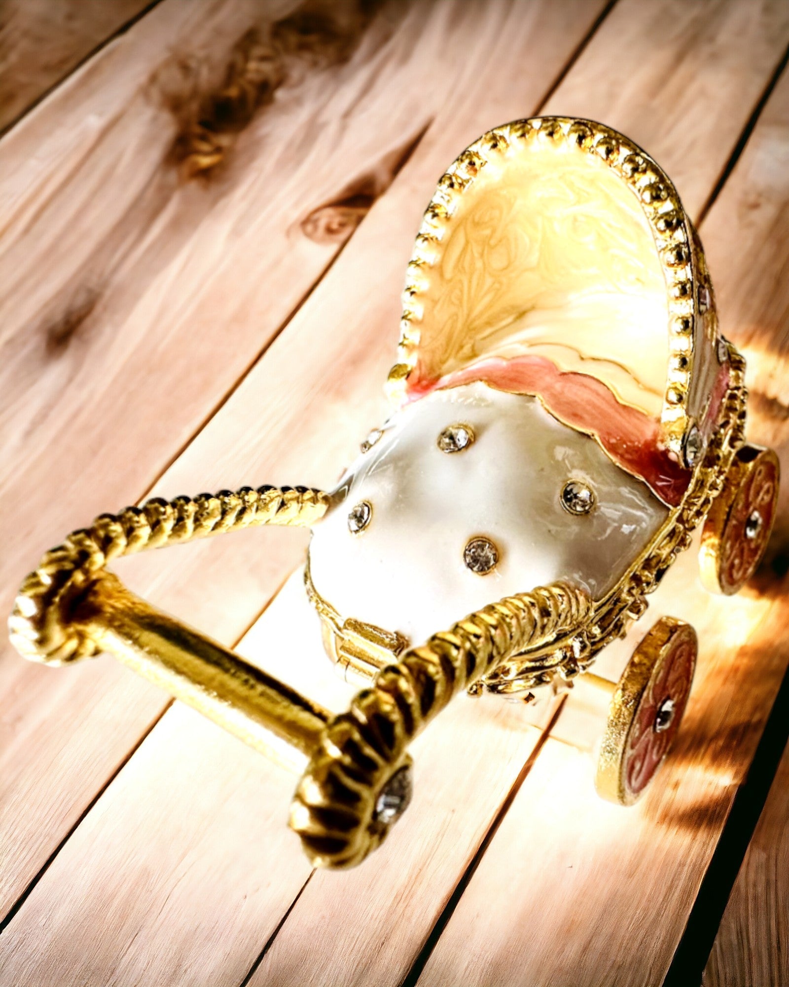 Lille Eventyrlig Smykkevogn, skatte - Kongelig Elegance, personalisering med gravering