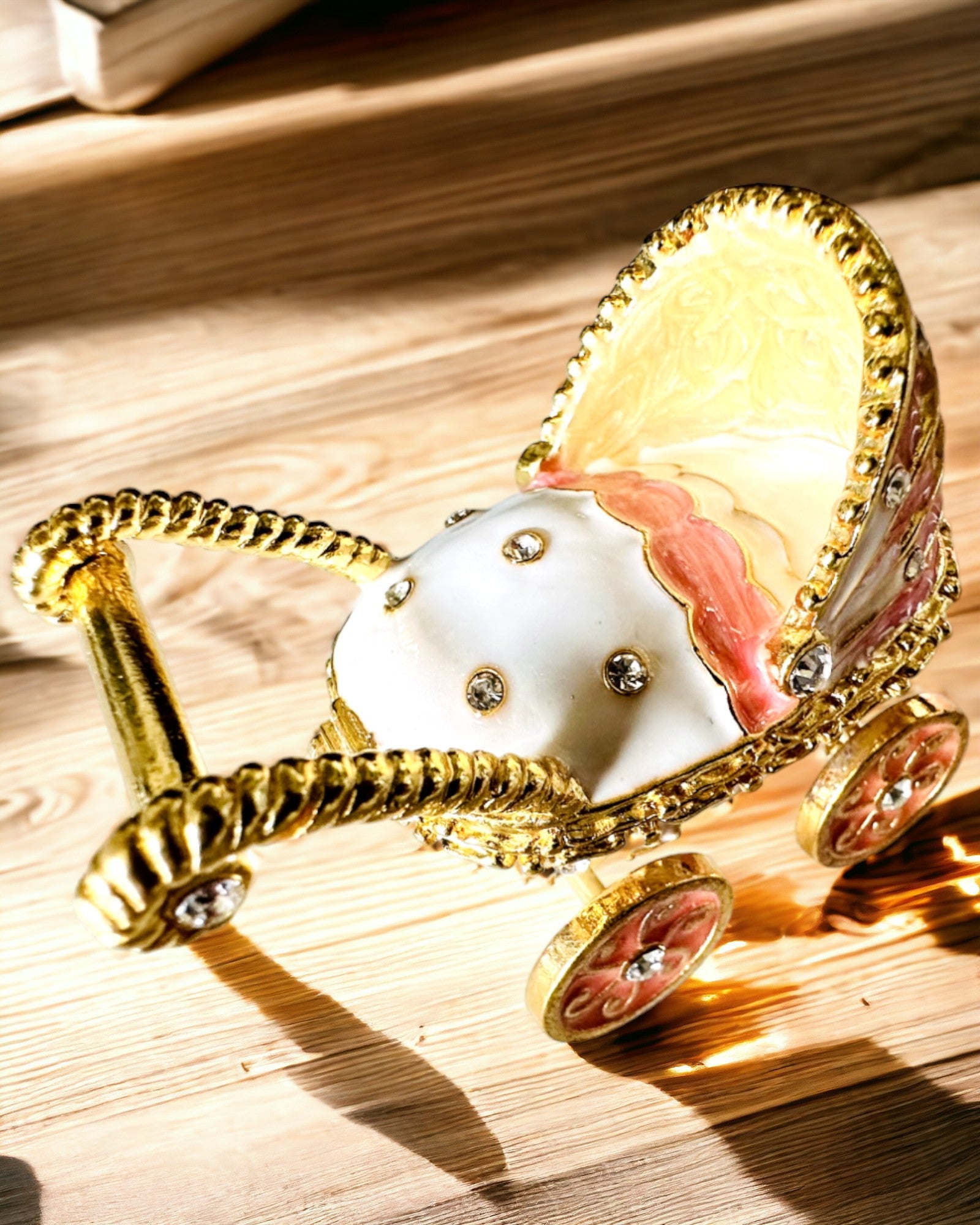 Lille Eventyrlig Smykkevogn, skatte - Kongelig Elegance, personalisering med gravering