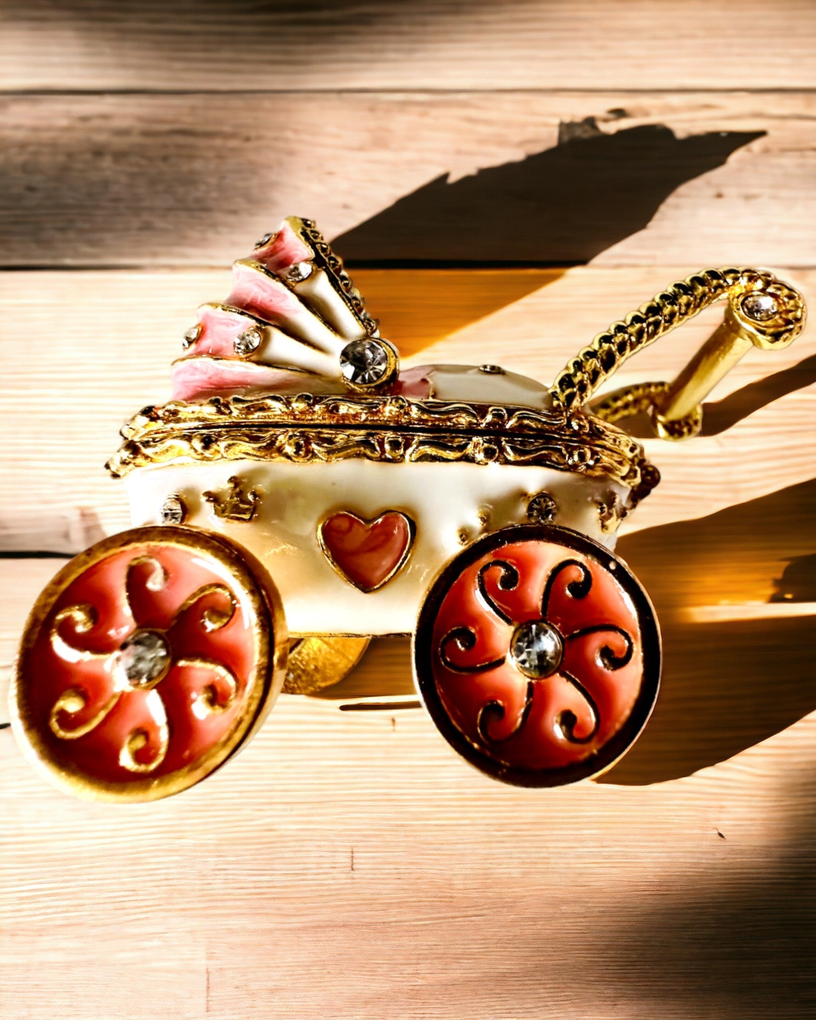 Lille Eventyrlig Smykkevogn, skatte - Kongelig Elegance, personalisering med gravering