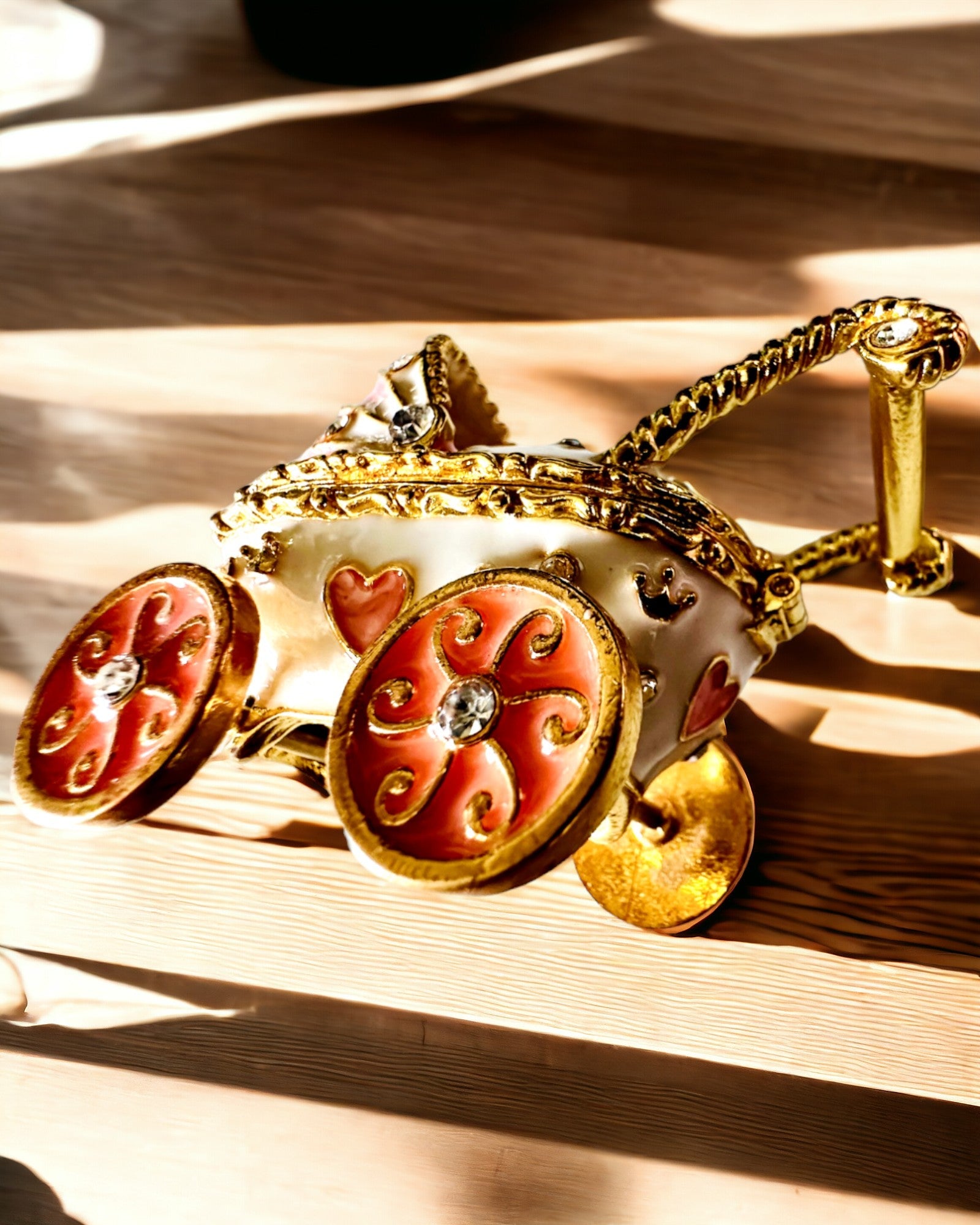 Lille Eventyrlig Smykkevogn, skatte - Kongelig Elegance, personalisering med gravering