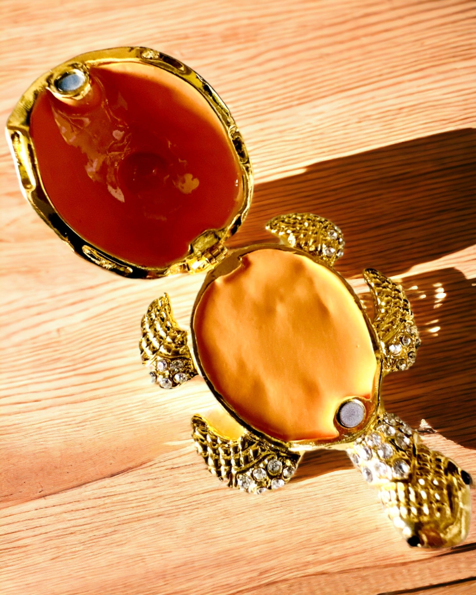 Skrin "Skildpaddefamilien" - farve orange, personliggørelse med gravering