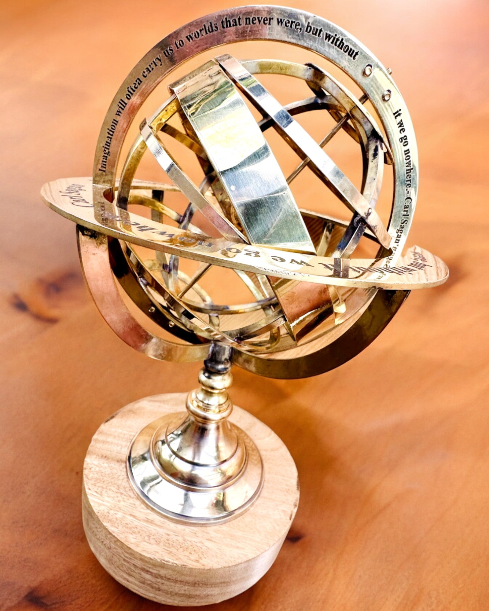 Astrolabium Artis - Håndlavet med Mulighed for Gravering, kontorudsmykning, premium