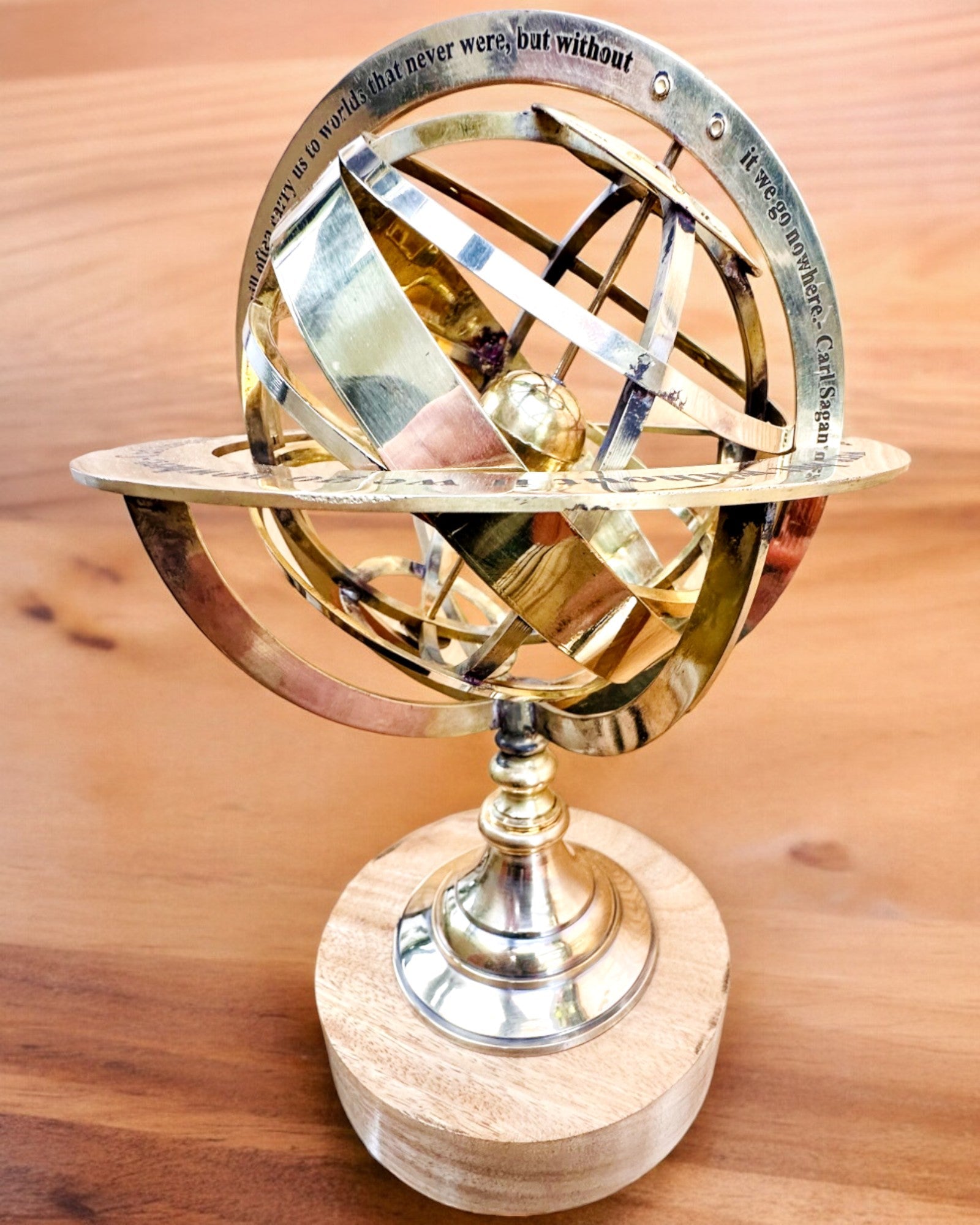 Astrolabium Artis - Håndlavet med Mulighed for Gravering, kontorudsmykning, premium