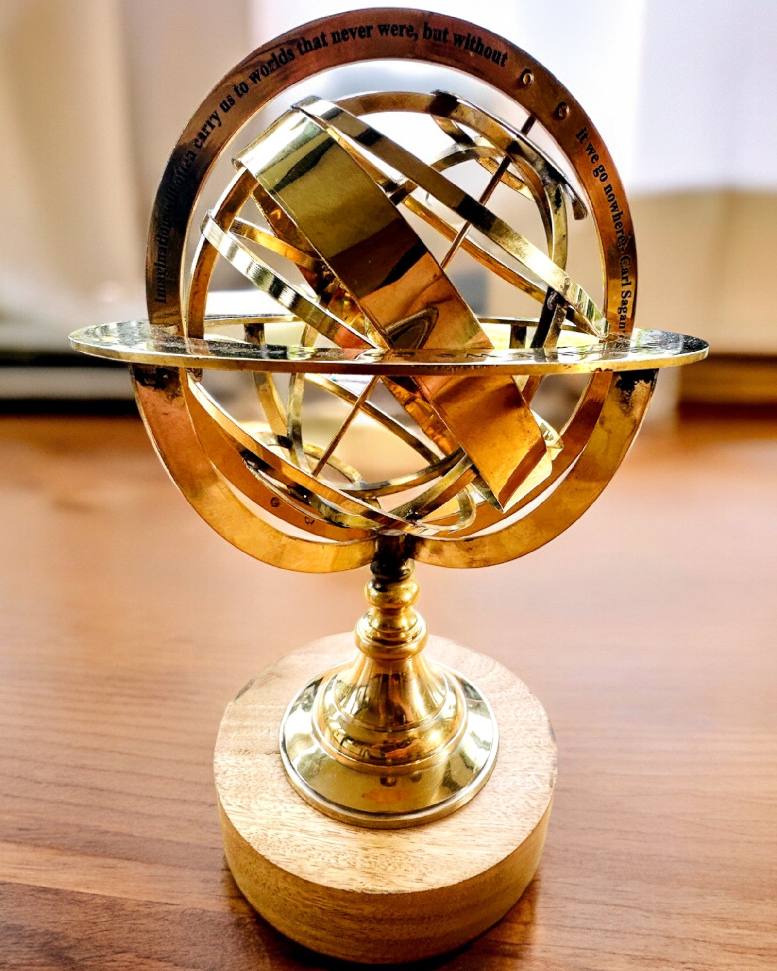 Astrolabium Artis - Håndlavet med Mulighed for Gravering, kontorudsmykning, premium