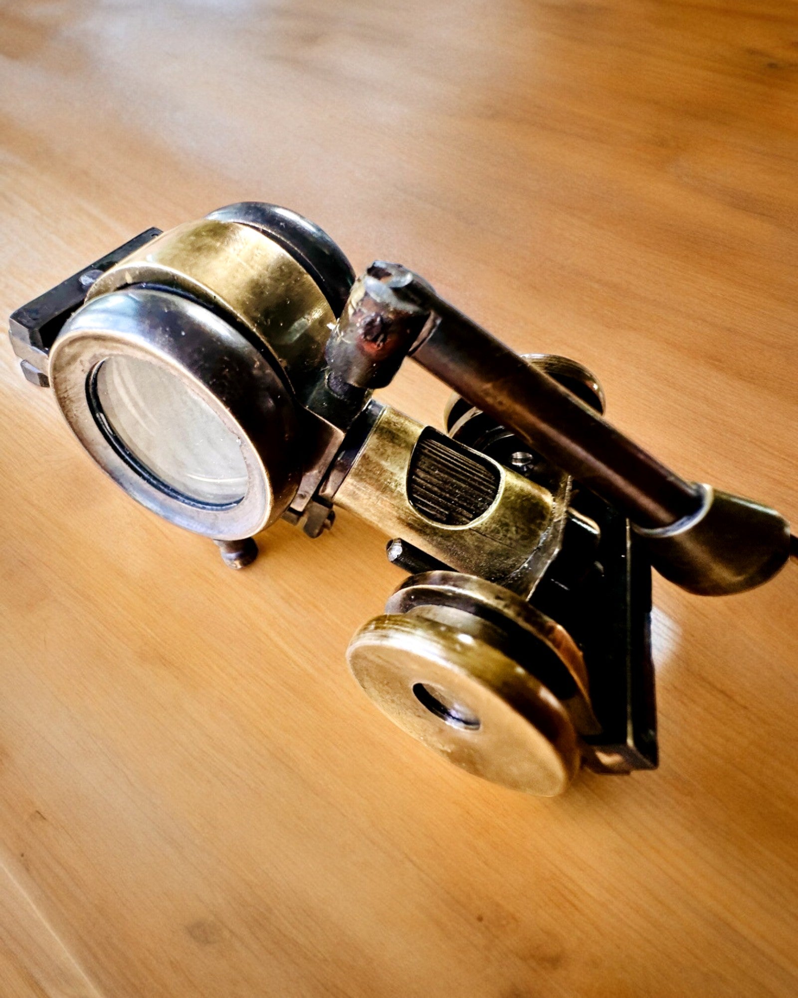 Binocular Nautica - Eksklusivt Vintage Tilbehør - Håndlavet med Mulighed for Gravering, dekoration til kontoret, premium