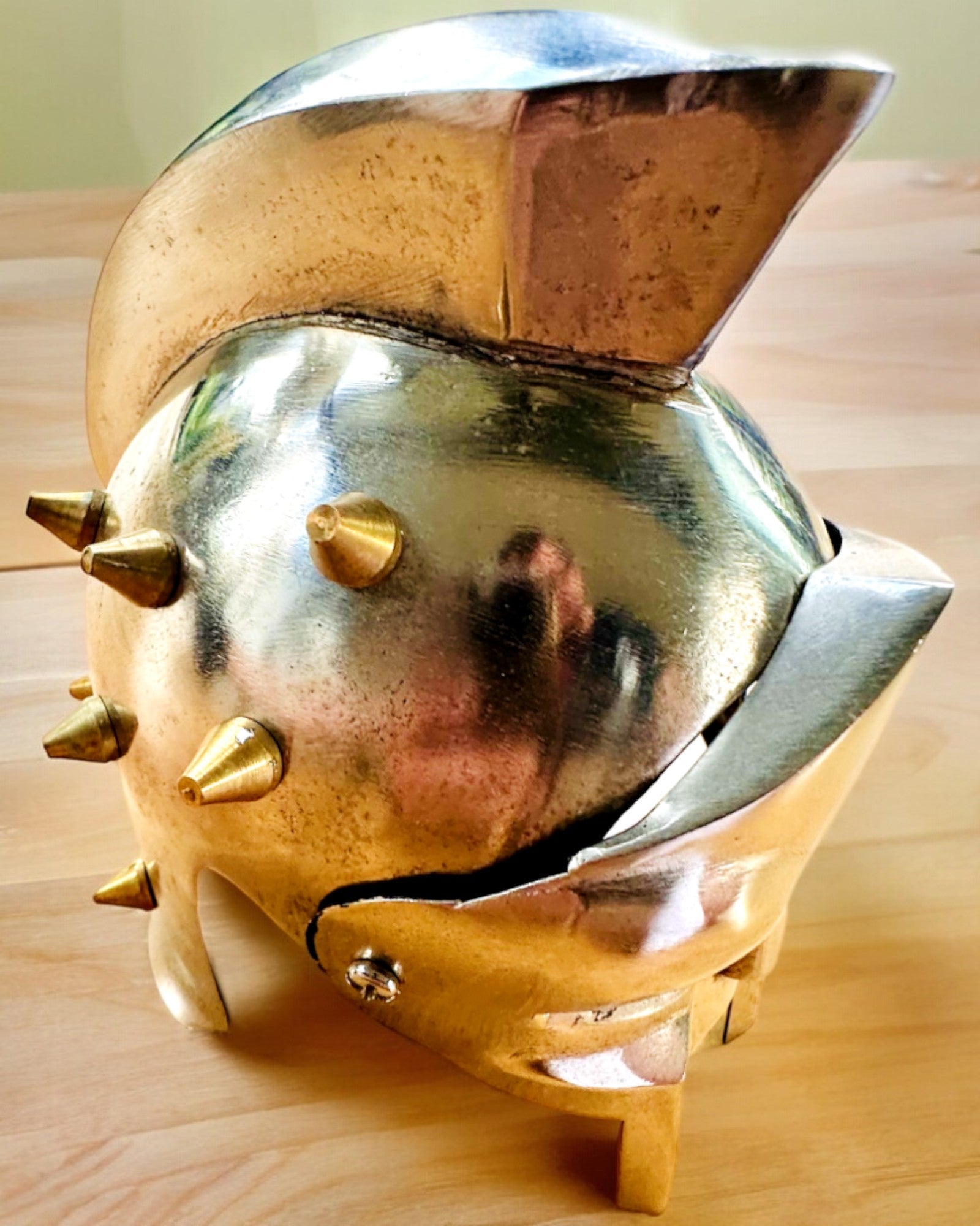 Gladiatorisk Riddermaske "Sparta" - mulighed for personliggørelse med gravering