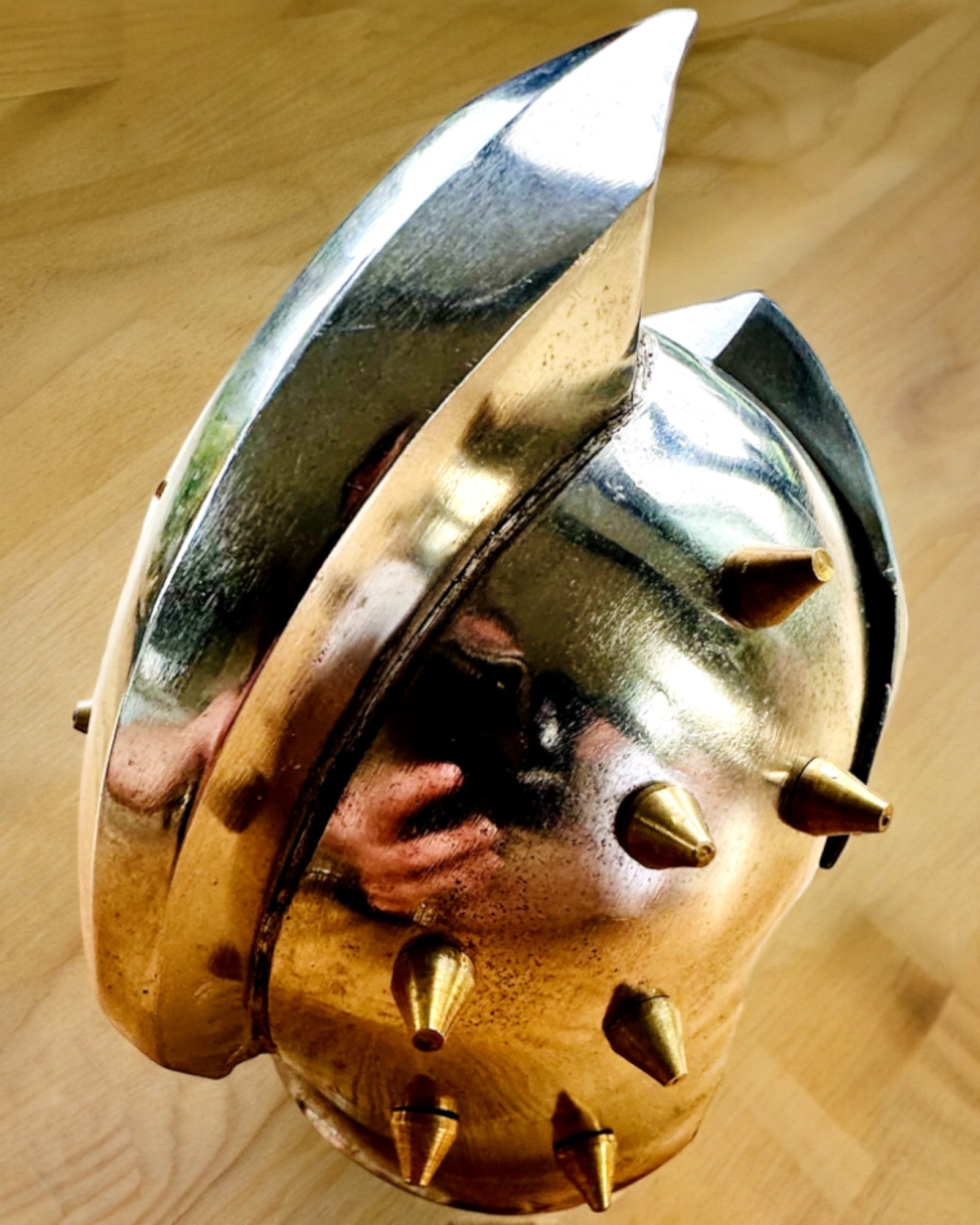 Gladiatorisk Riddermaske "Sparta" - mulighed for personliggørelse med gravering