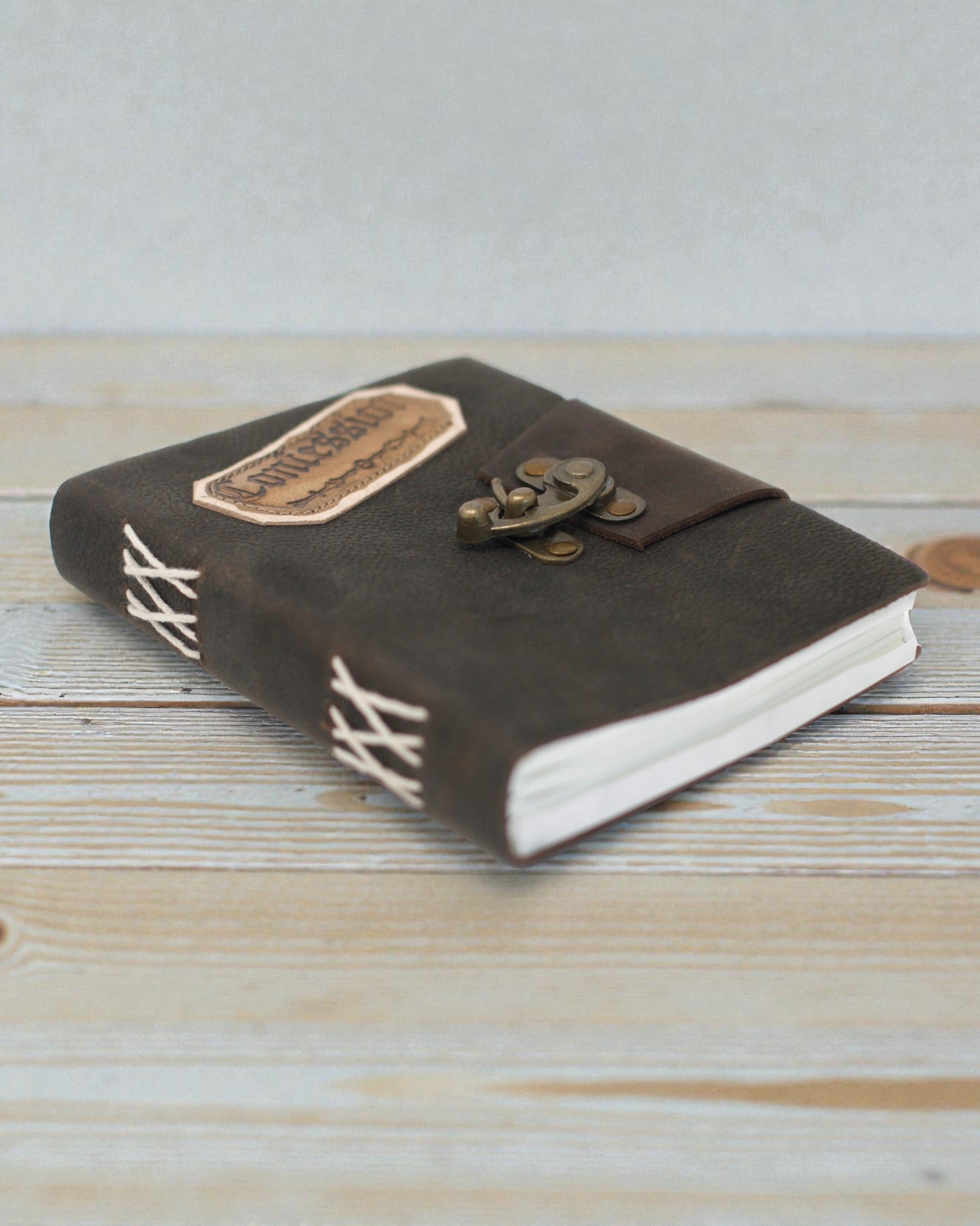 Secretum Anima – Lædernotesbog Skriftemål med lukning