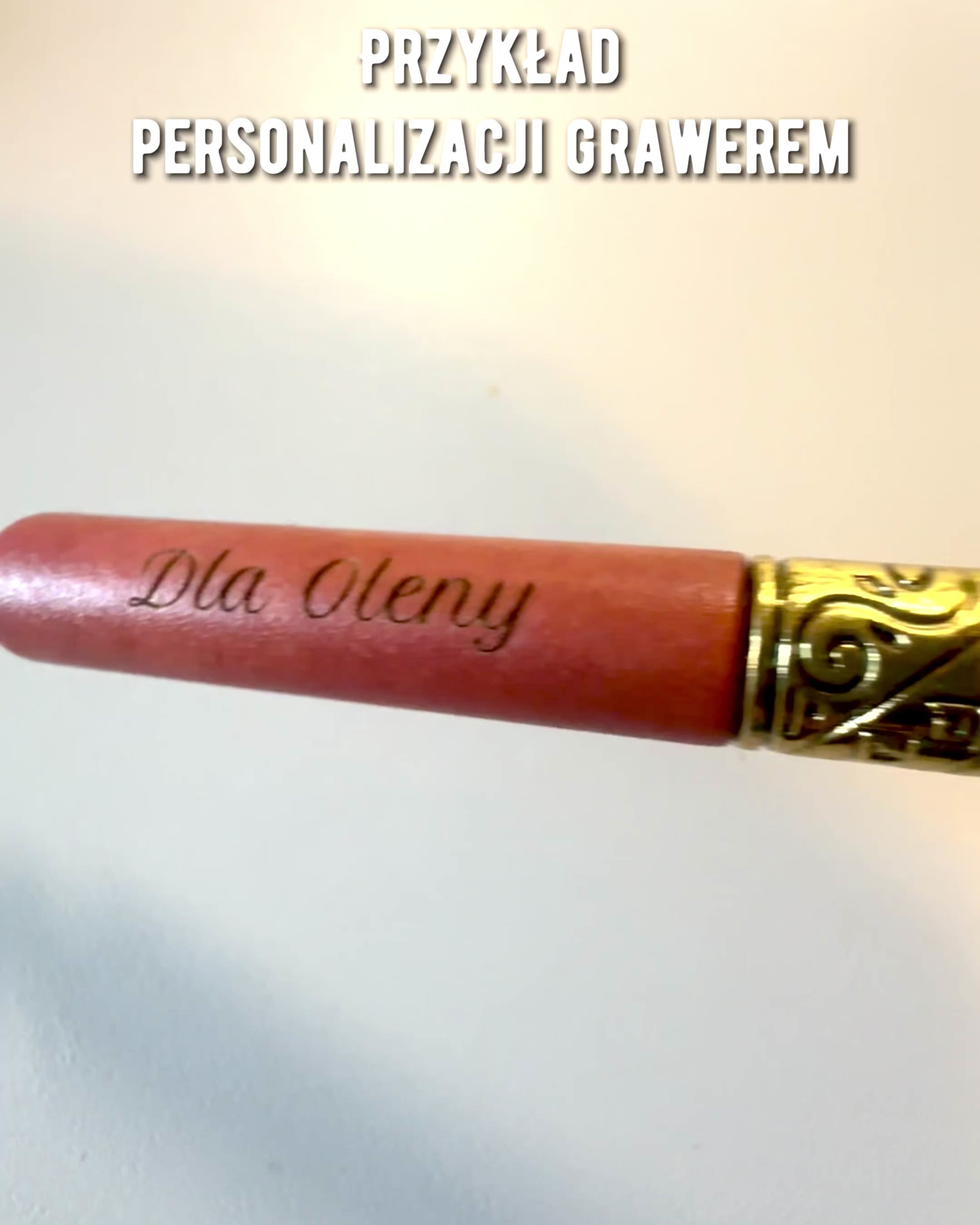 Eksklusivt Kalligrafisæt, dyppefyldepen og blæksæt, personliggørelse med gravering