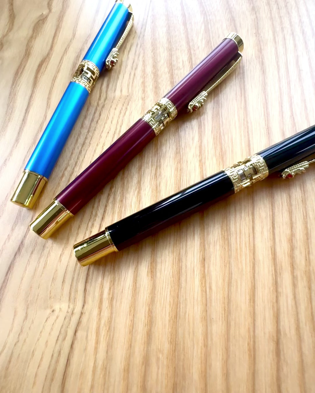 Elegant Dragekuglepen, 3 farvevarianter, mulighed for personlig gravering som gave