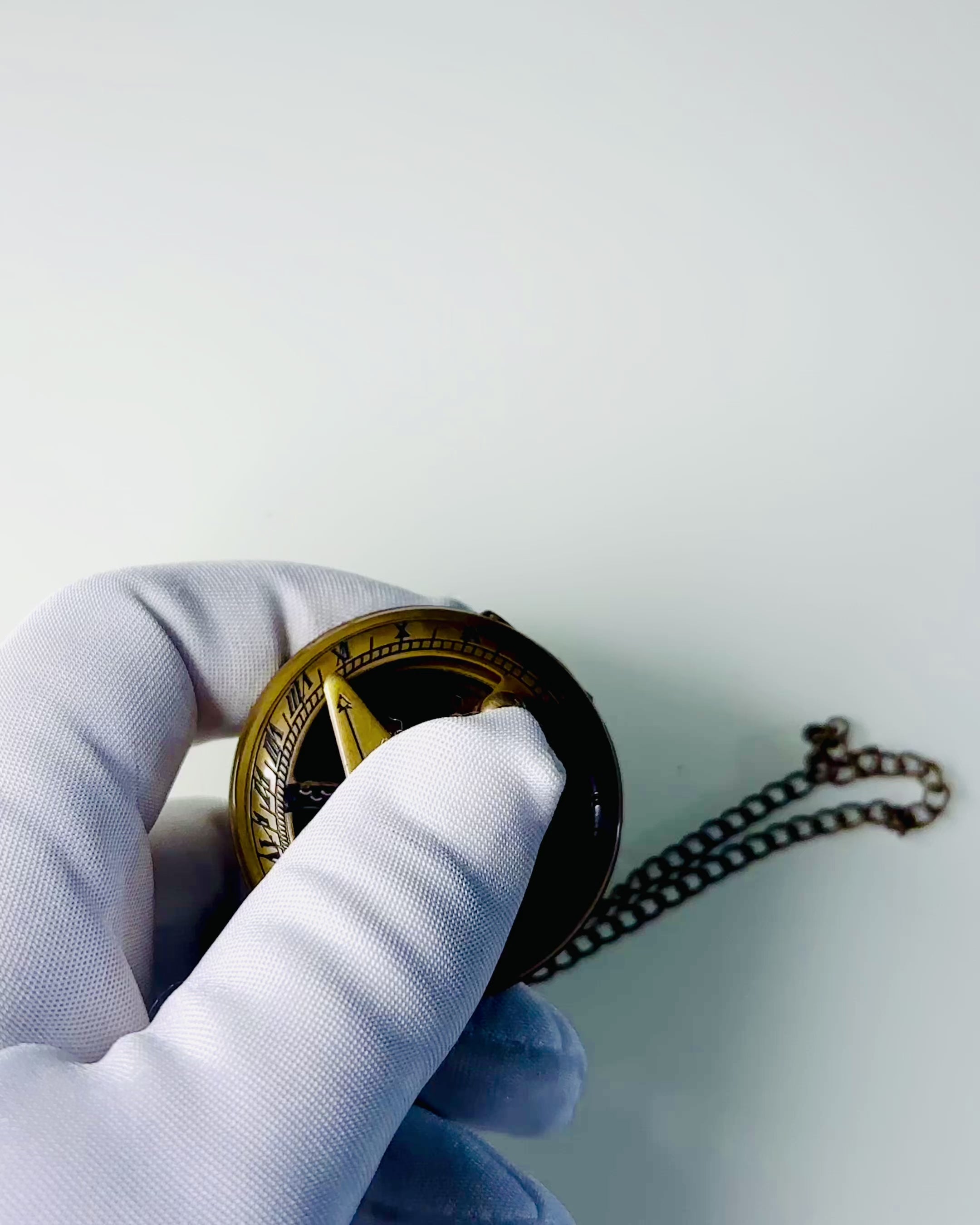 Rejsekompas med gravering, personalisering – Håndværk af indiske håndværkere