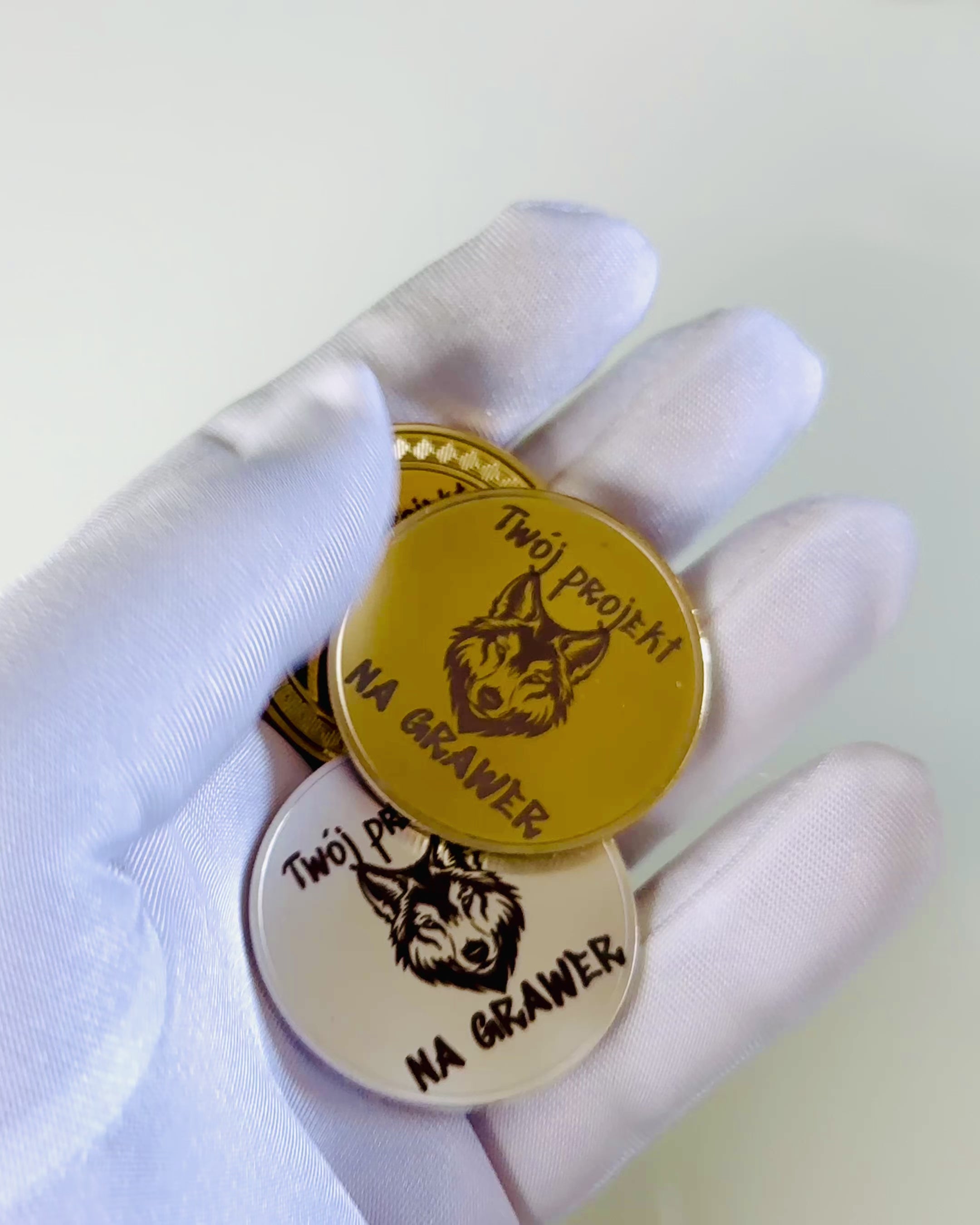 Tom Moneta Udfordringer med Mulighed for Personlig Gravering – Samlerobjekt, 40mm, fire modeller