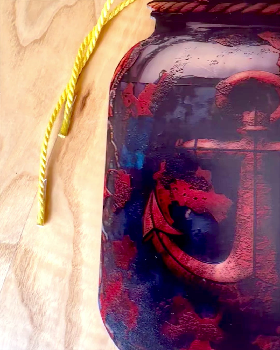 Marine Vedhæng Anker i Glasflaske dekorativ vedhæng, mulighed for tilpasning med gravering