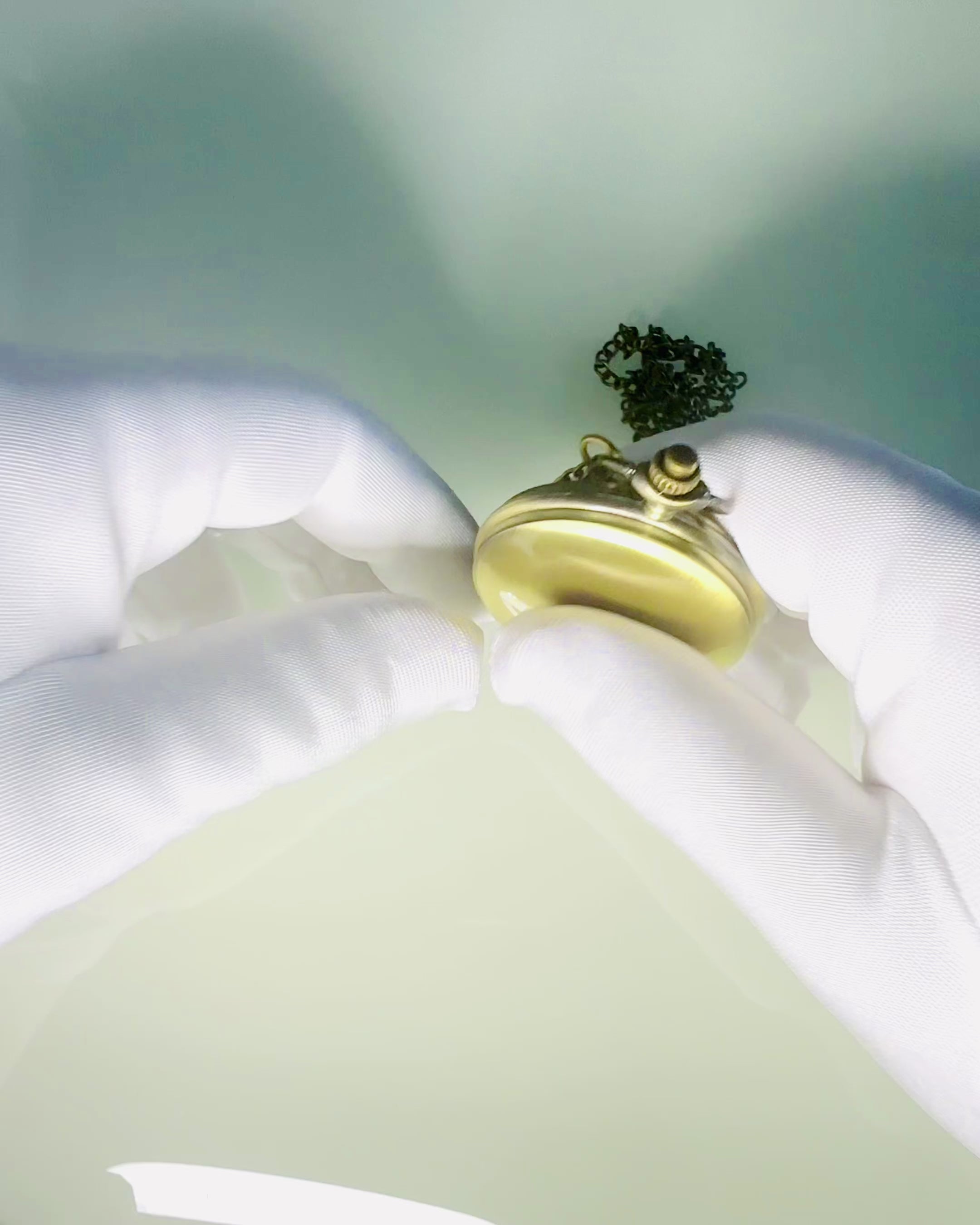 Vintage lommeur med mulighed for personalisering - børstet guld