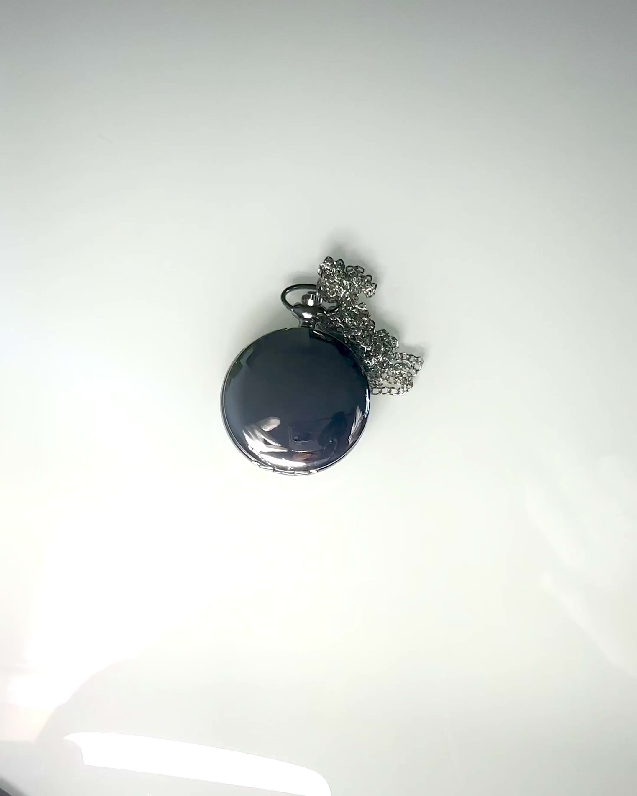 Klassisk Sølv Lommeur med Mulighed for Gravering