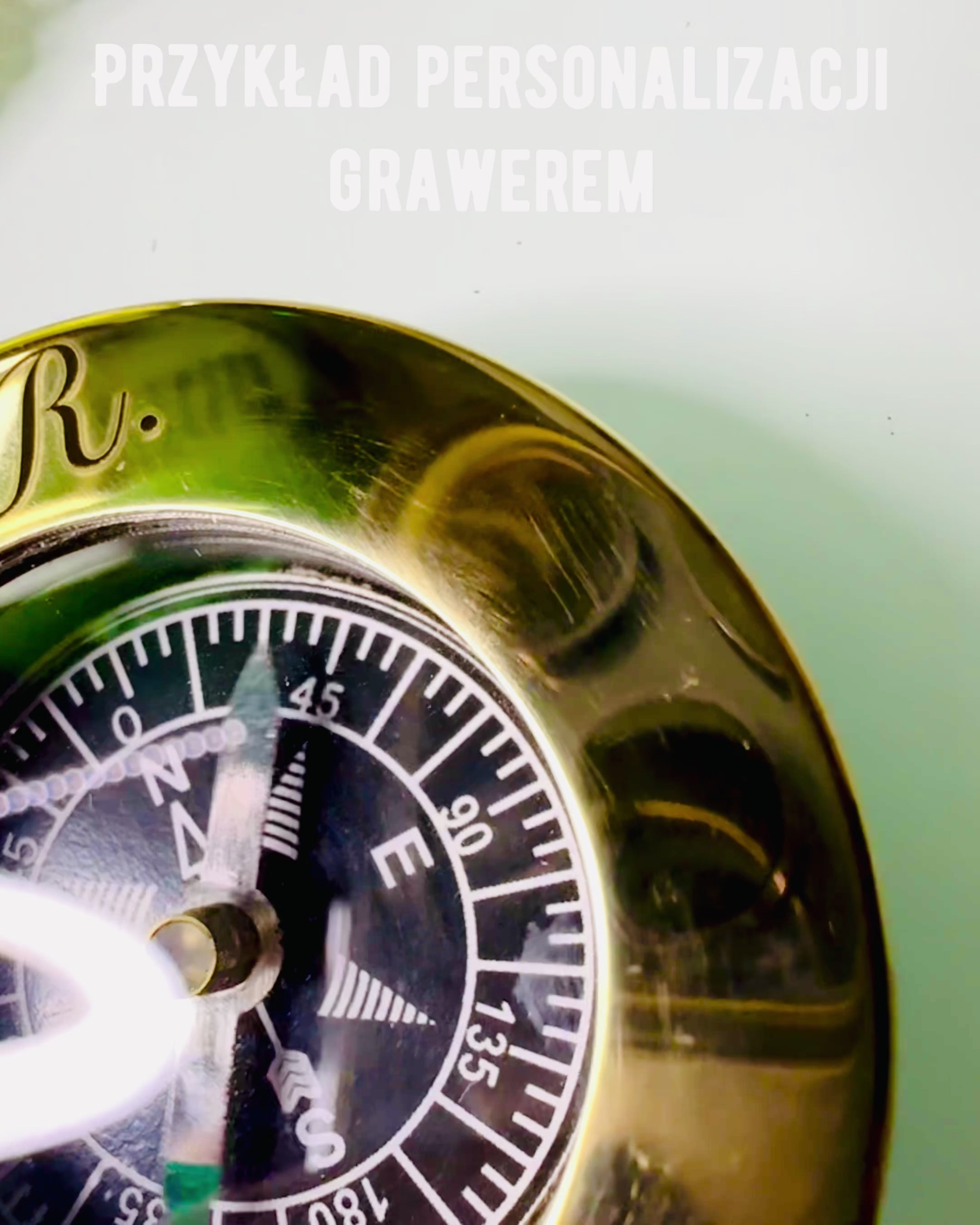 Rejsekompas Rajput med mulighed for personalisering - som gave