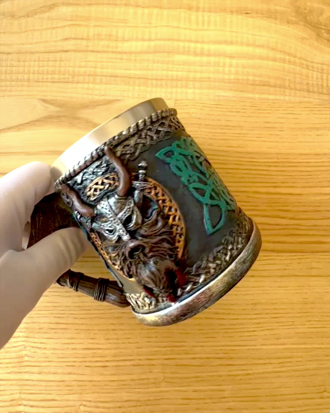 Vikingekrus Ragnar's Horn - med mulighed for gravering som gave, 250 ml