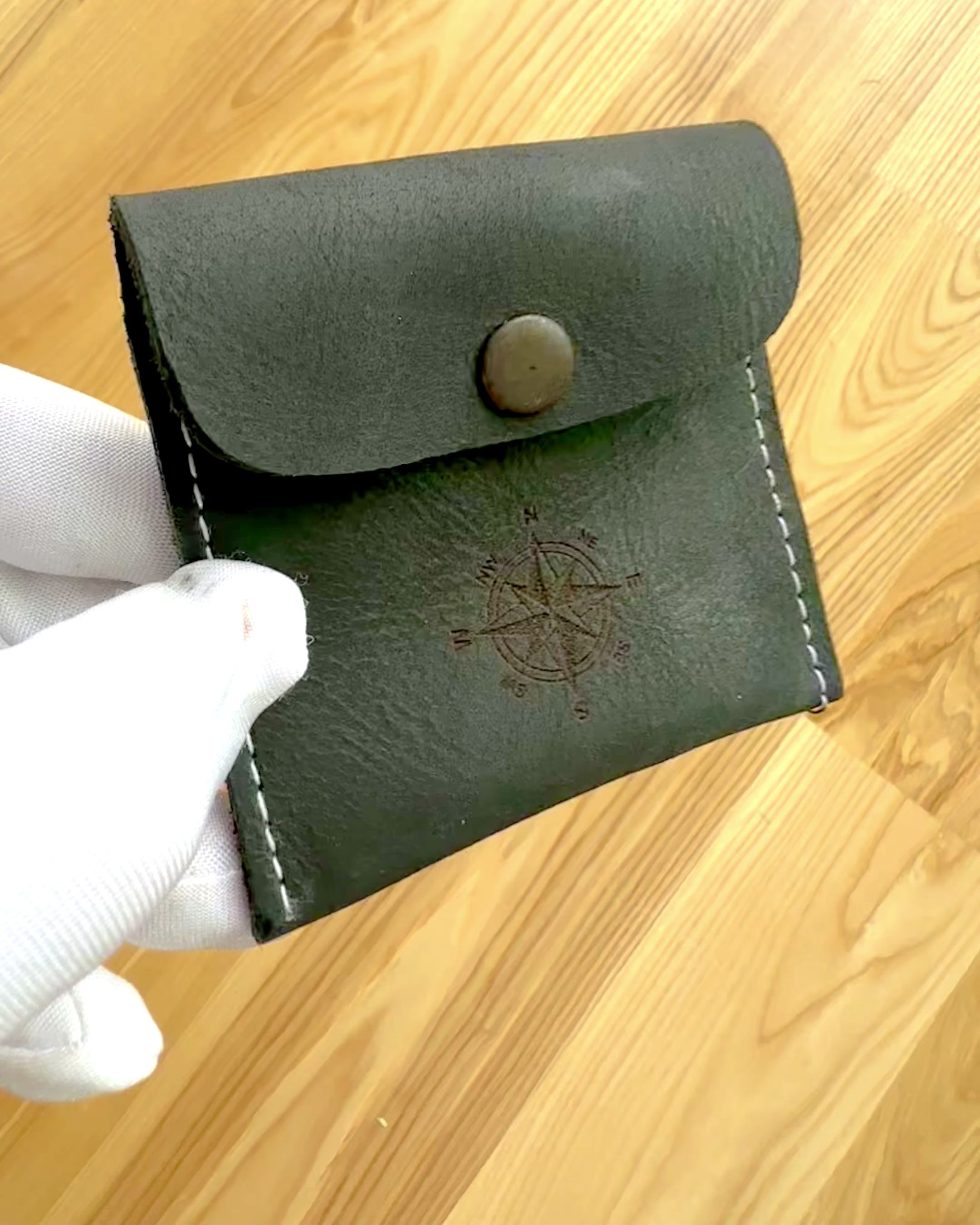 Etui til lommeur eller kompas Rejsende - mulighed for personliggørelse med gravering