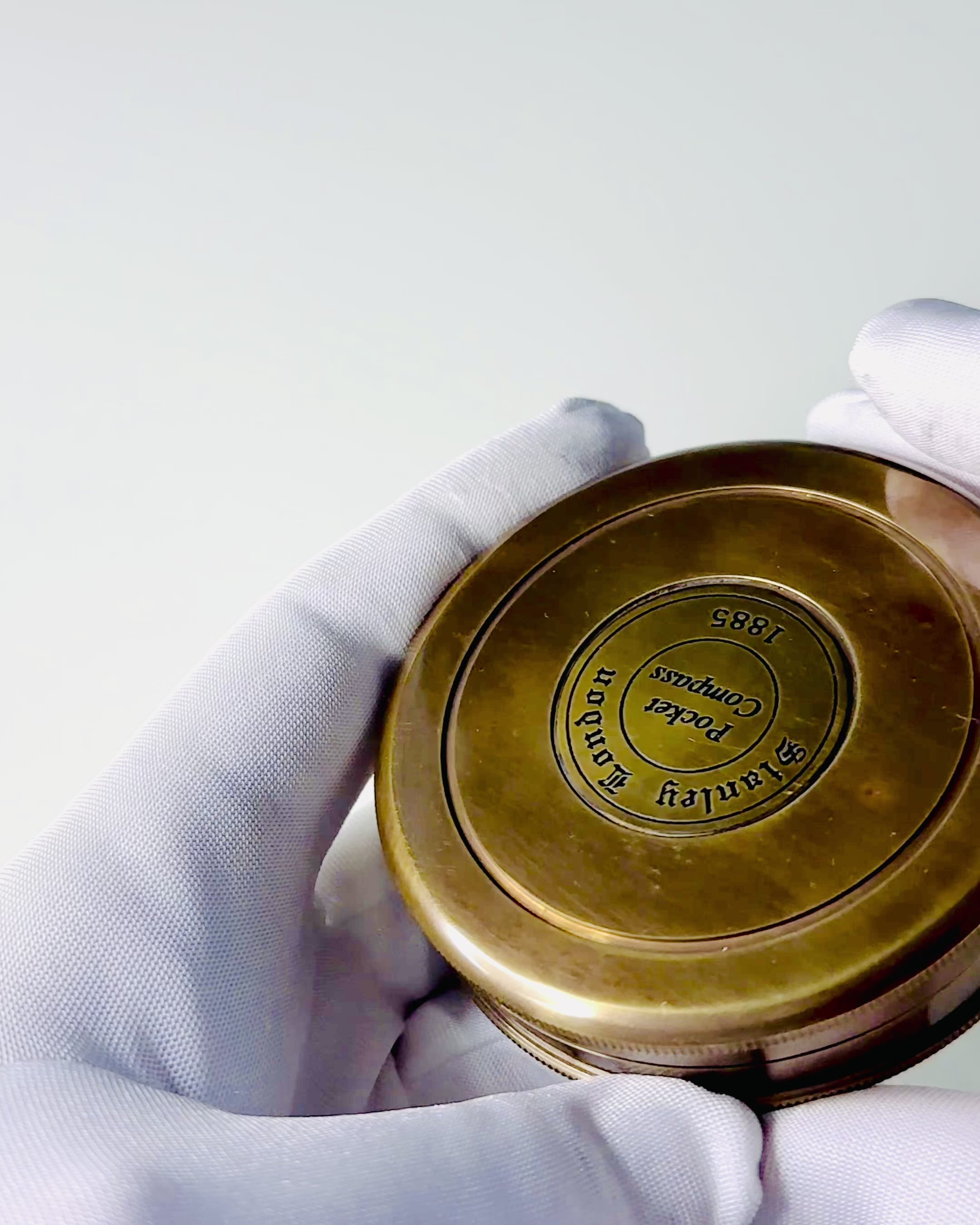 Sejlkompas "Stanley Marine London" med mulighed for personalisering, 2 varianter at vælge imellem