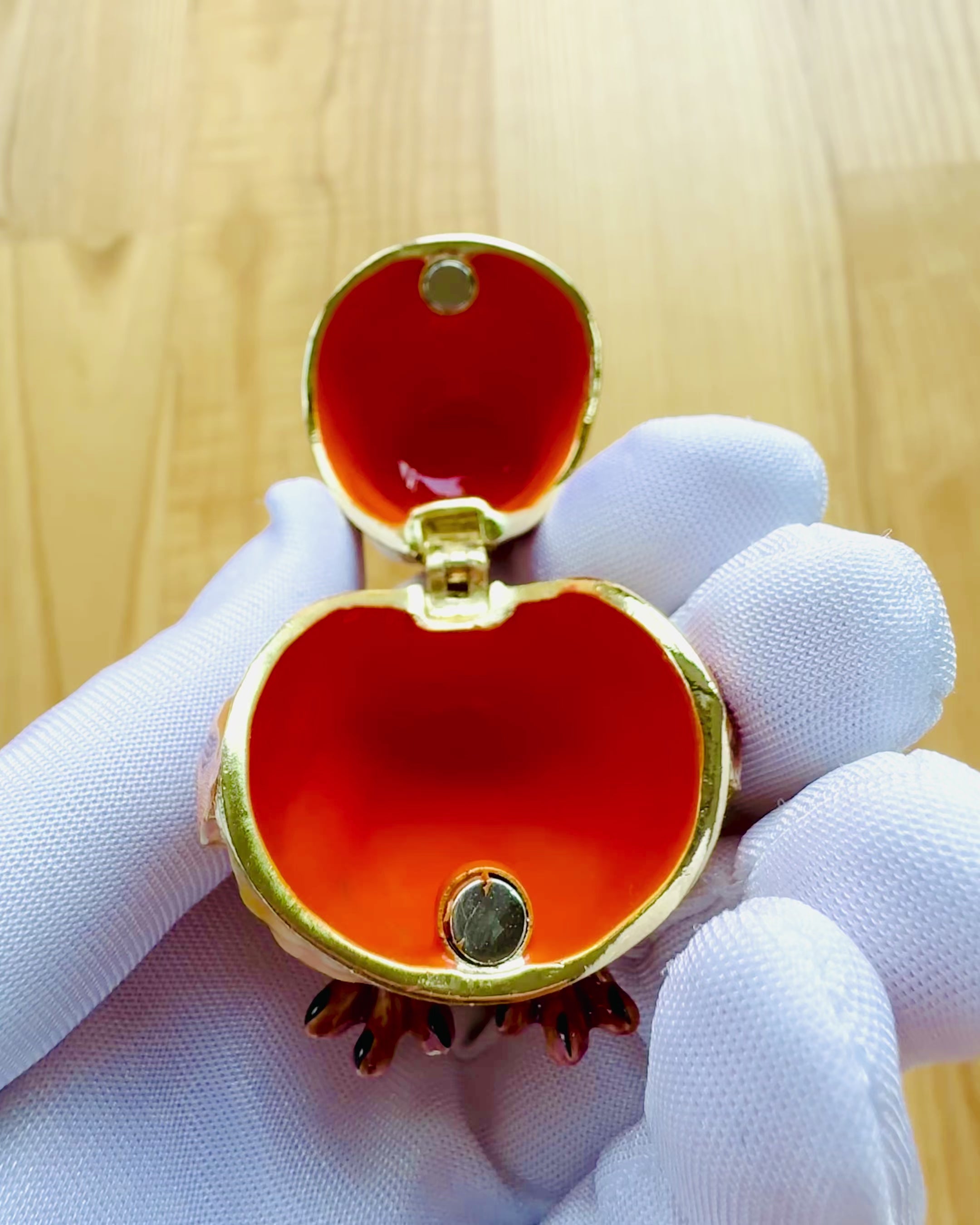 Charmerende Ugle med Krystaller - Smykkeskrin med mulighed for personlig gravering, gave