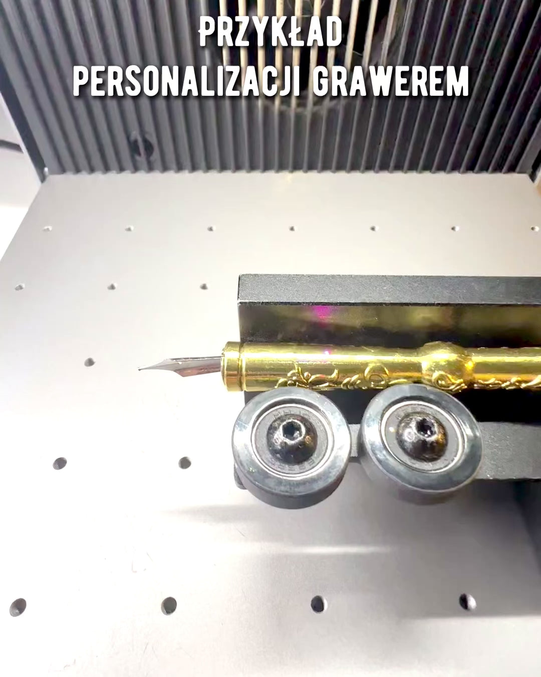 Eksklusivt Kalligrafisæt, dyppefyldepen og blæksæt, personliggørelse med gravering