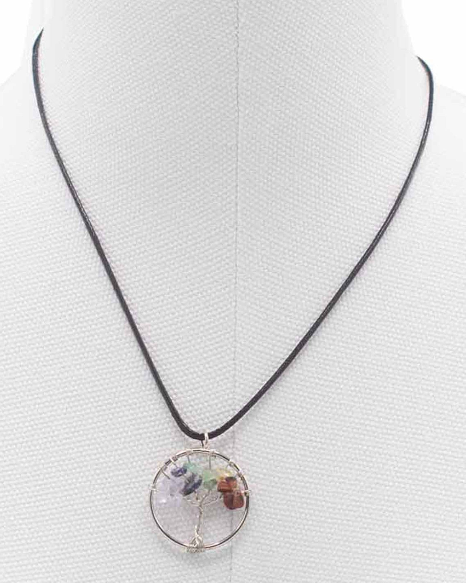 Halskæde Livets Træ Chakraernes Balance – Natursten