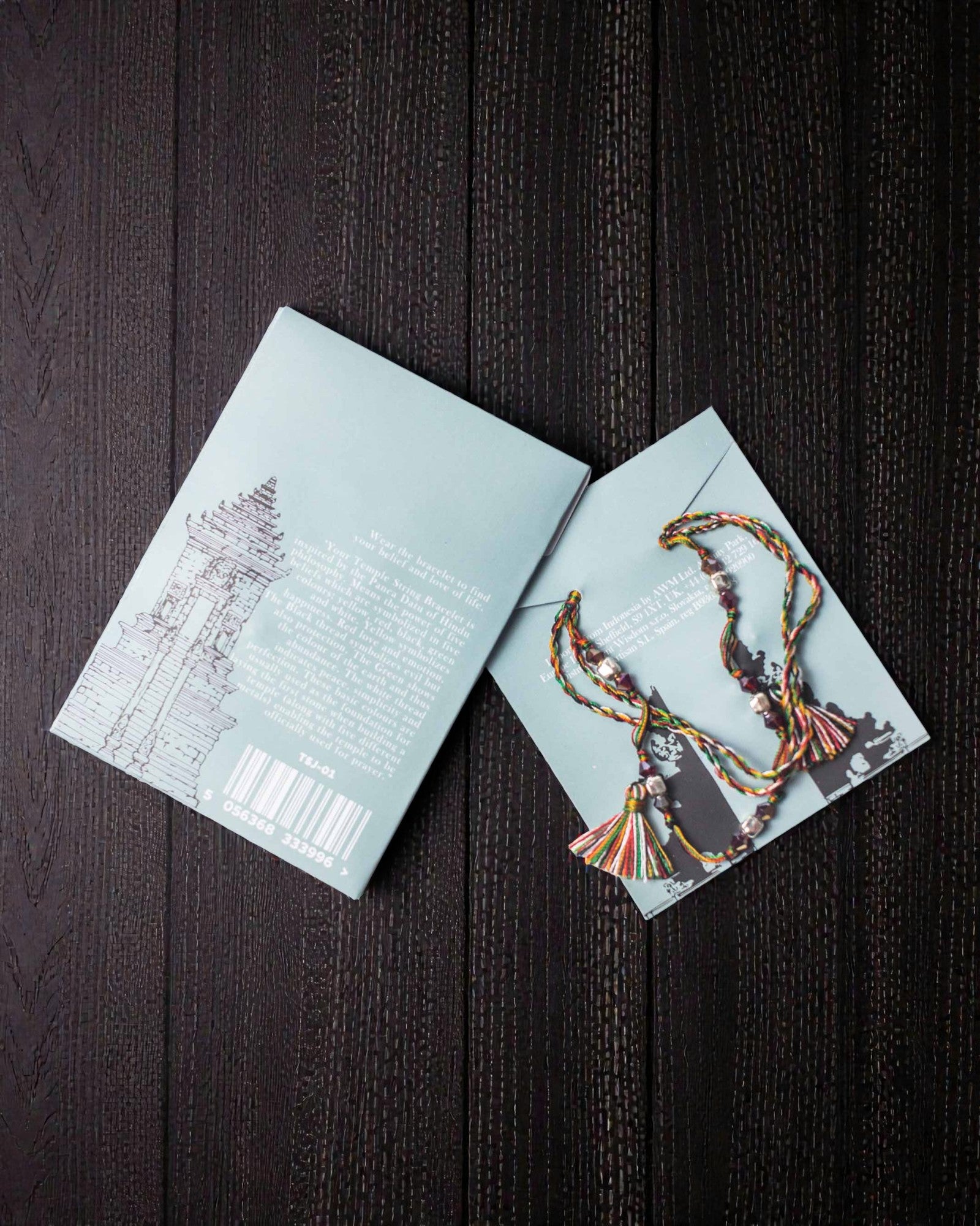 Tempelarmbånd i snor Panca Dharma – Troens styrke