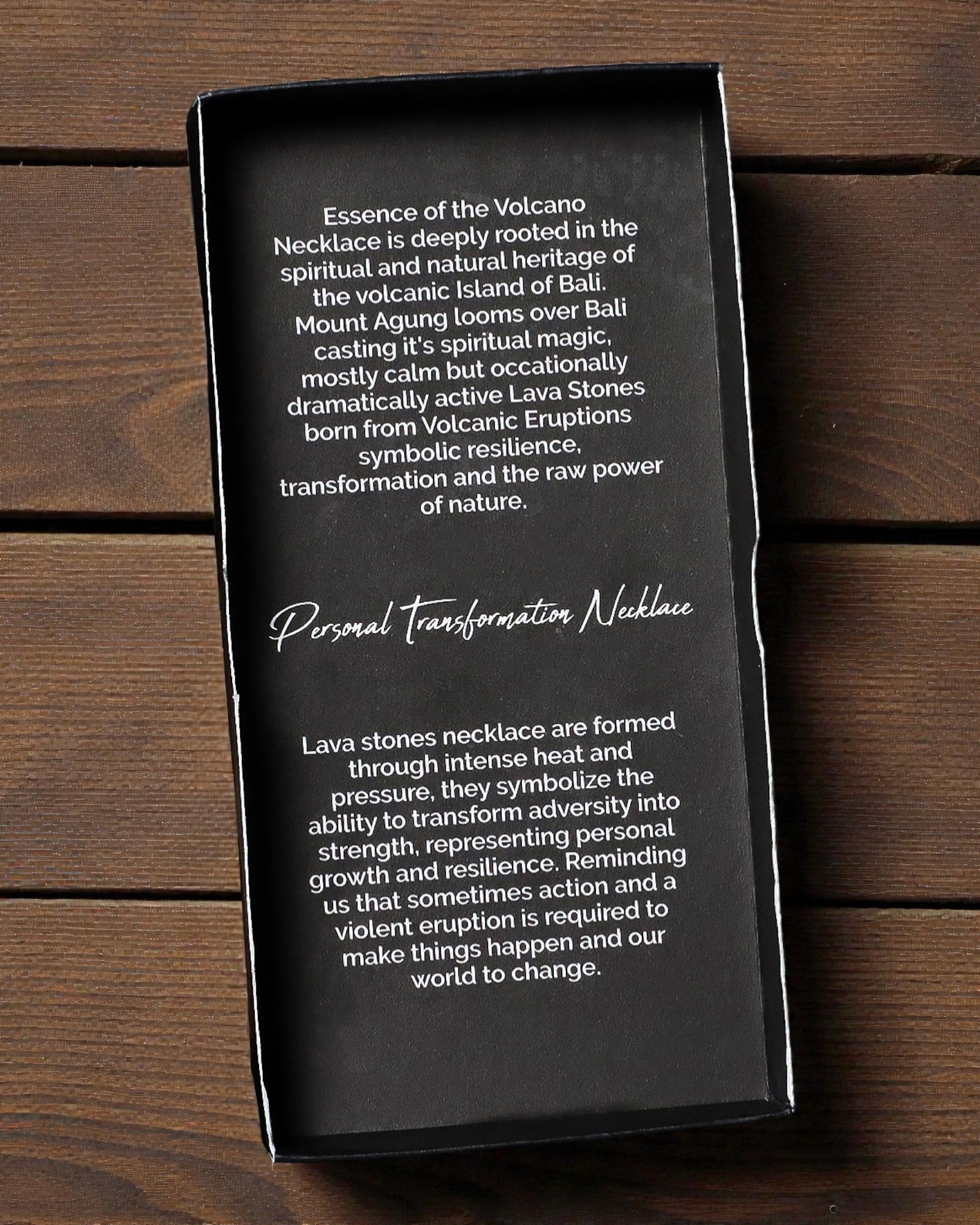 Halskæde Vulkanens Essens – Personlig Transformation