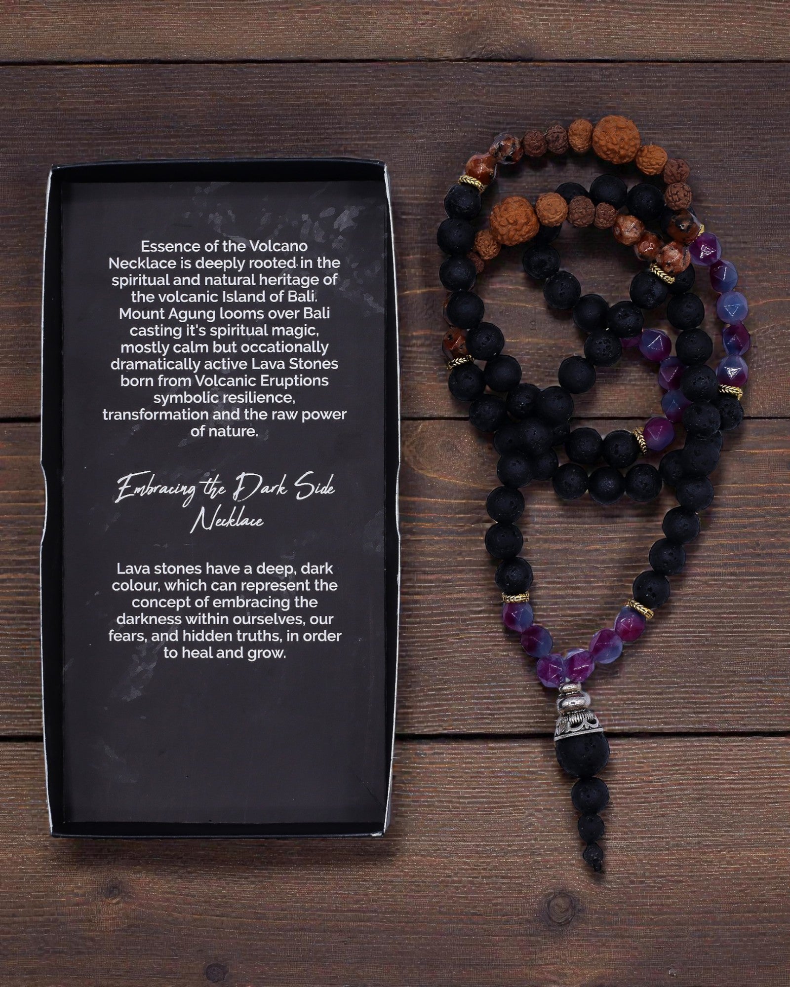 Halskæde Vulkanens Essens – Accept af den mørke side