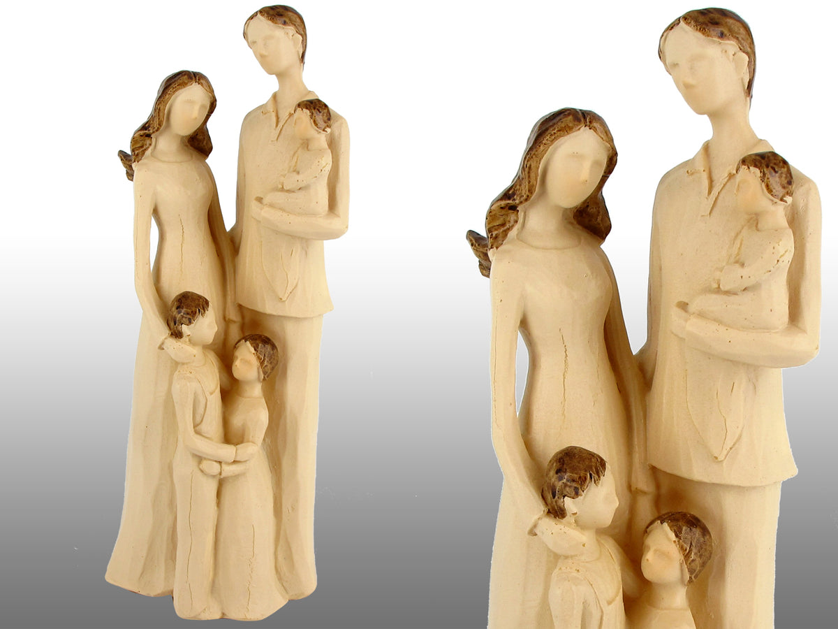 Familiefigur 24 cm med mulighed for personlig gravering