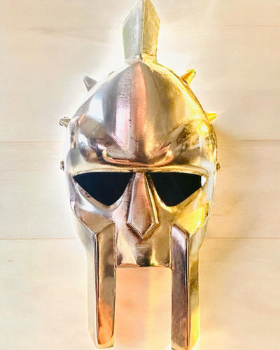 Gladiatorisk Riddermaske "Sparta" - mulighed for personliggørelse med gravering