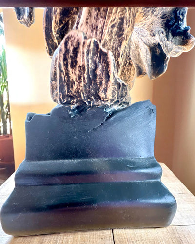 Dekorativ Statuette "Savannens Stolthed" – Elefanthovedfigur med mulighed for gravering, som gave