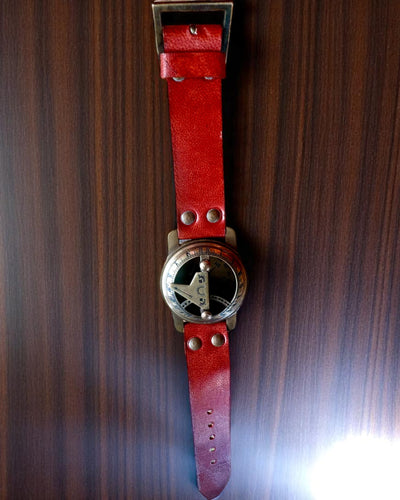 Solur med Kompas - Håndlavet, Autentisk Håndværk, mulighed for gravering