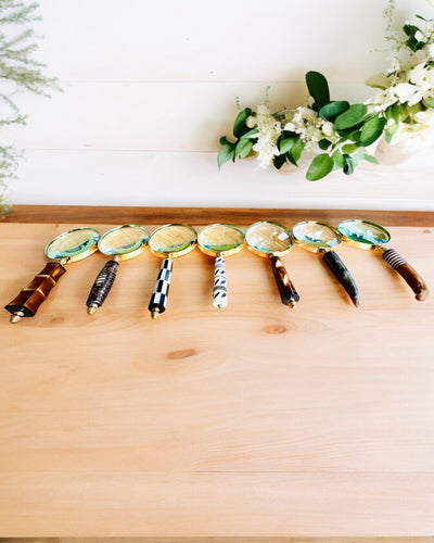 Stor Retro Lup, mulighed for personliggørelse som gave med gravering - varianter til valg