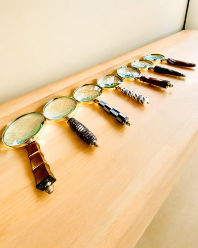 Stor Retro Lup, mulighed for personliggørelse som gave med gravering - varianter til valg