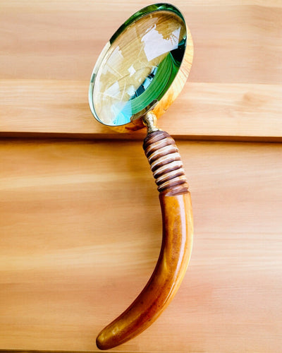 Stor Retro Lup, mulighed for personliggørelse som gave med gravering - varianter til valg