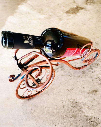 Cykel Vinstativ "WineCycle" - mulighed for personlig gravering som gave
