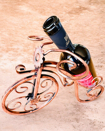 Cykel Vinstativ "WineCycle" - mulighed for personlig gravering som gave