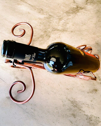Cykel Vinstativ "WineCycle" - mulighed for personlig gravering som gave