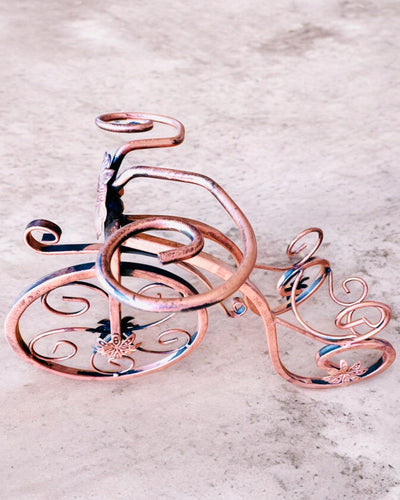 Cykel Vinstativ "WineCycle" - mulighed for personlig gravering som gave