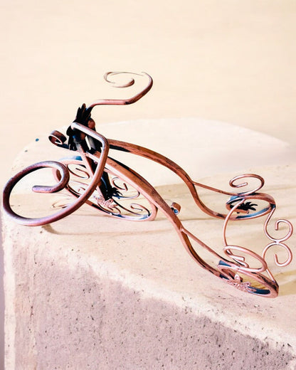 Cykel Vinstativ "WineCycle" - mulighed for personlig gravering som gave