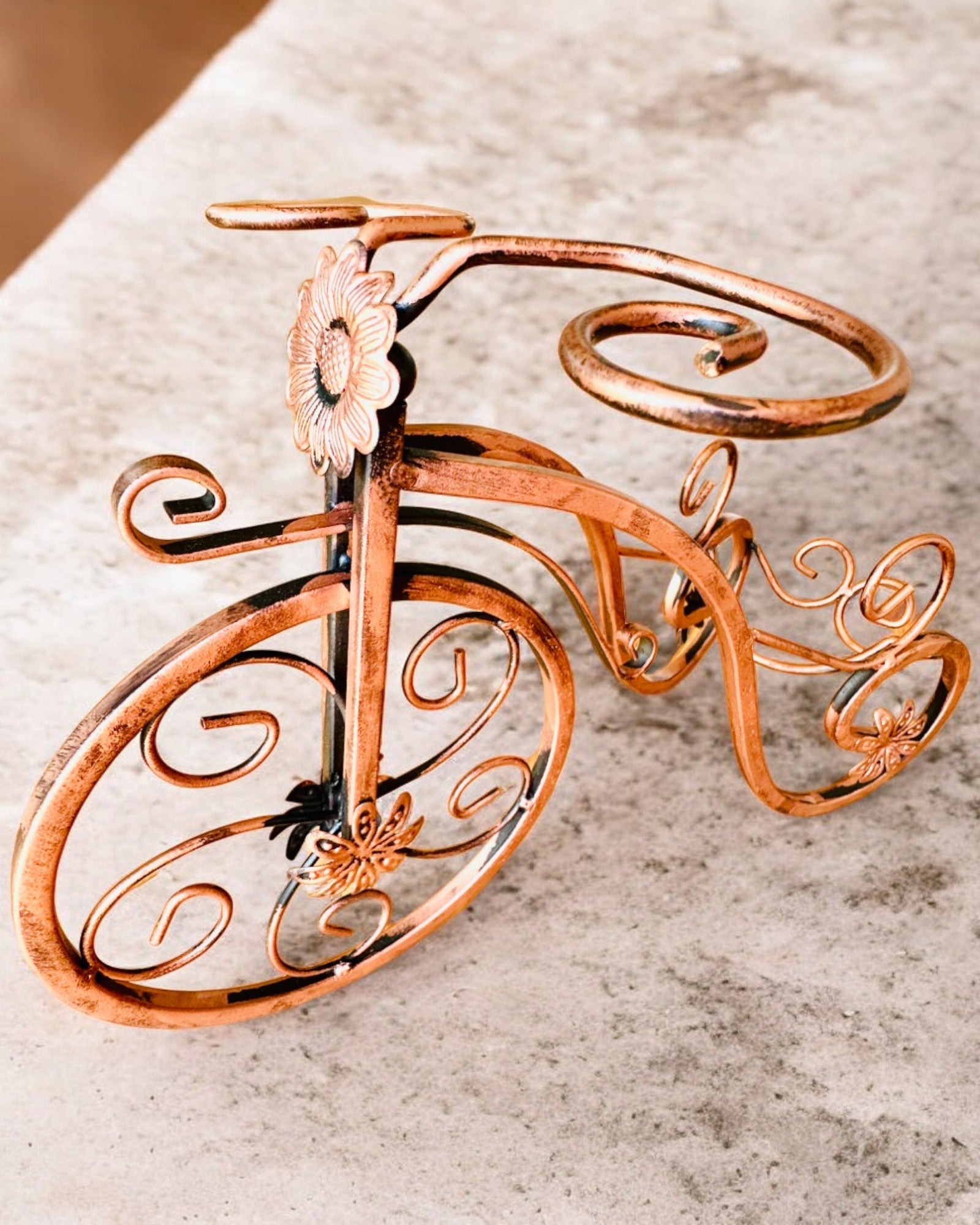 Cykel Vinstativ "WineCycle" - mulighed for personlig gravering som gave